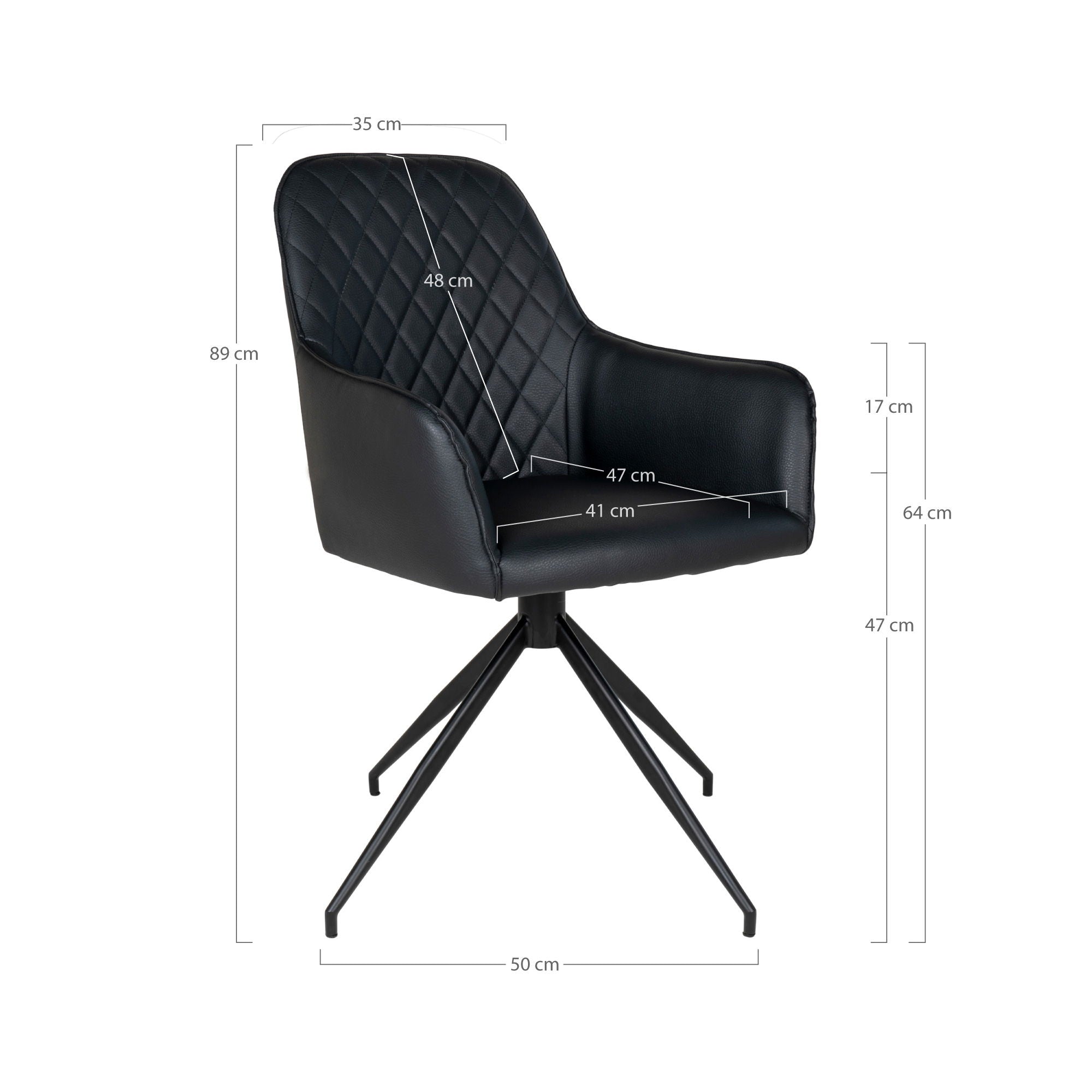 Harbo Dining Chair with swivel