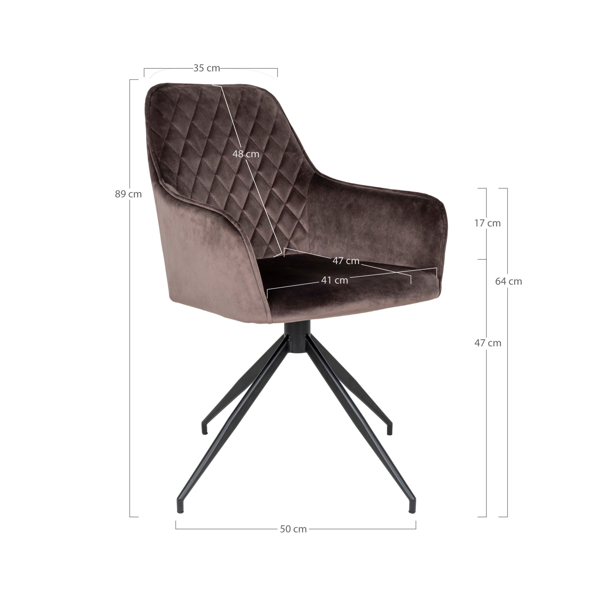 Harbo Dining Chair with swivel