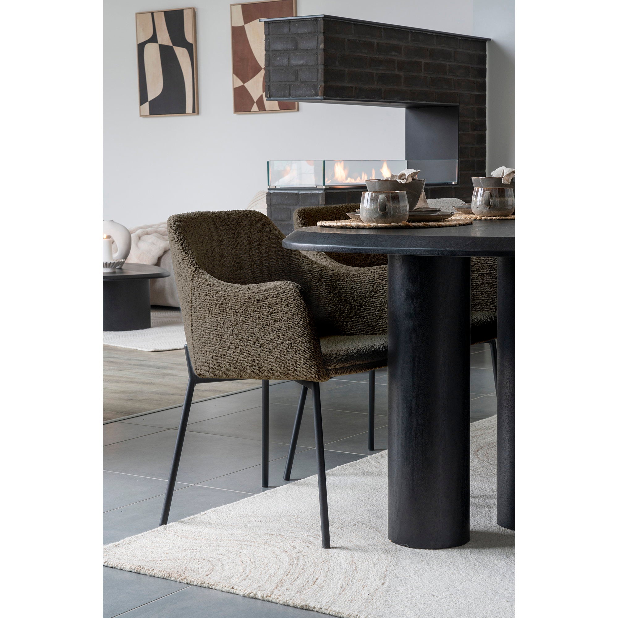 Melilla Dining Chair – Brown