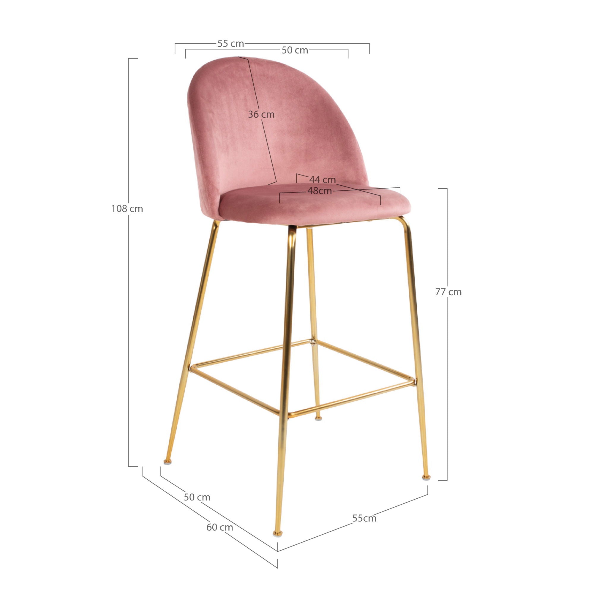 Lausanne Bar Chair