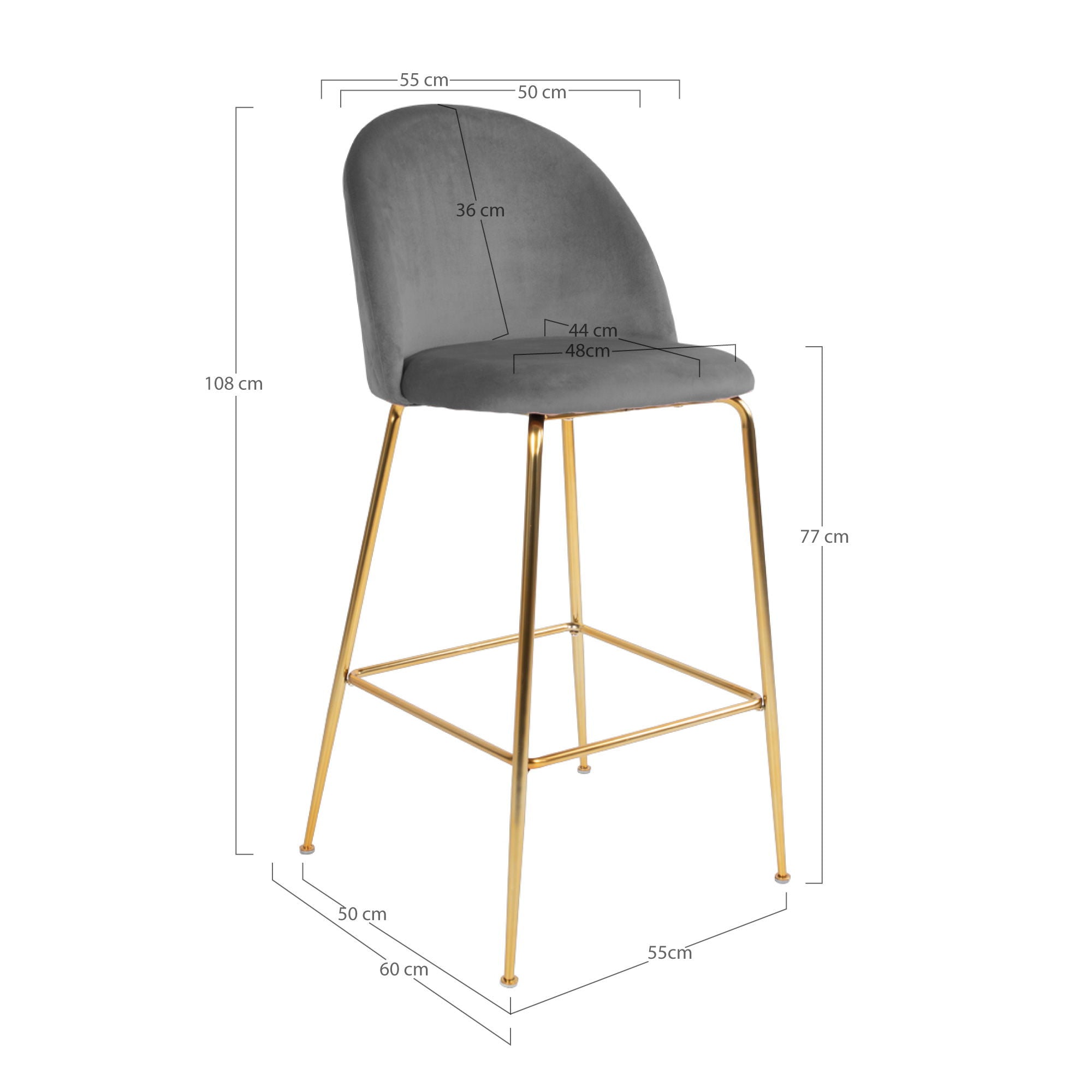 Lausanne Bar Chair