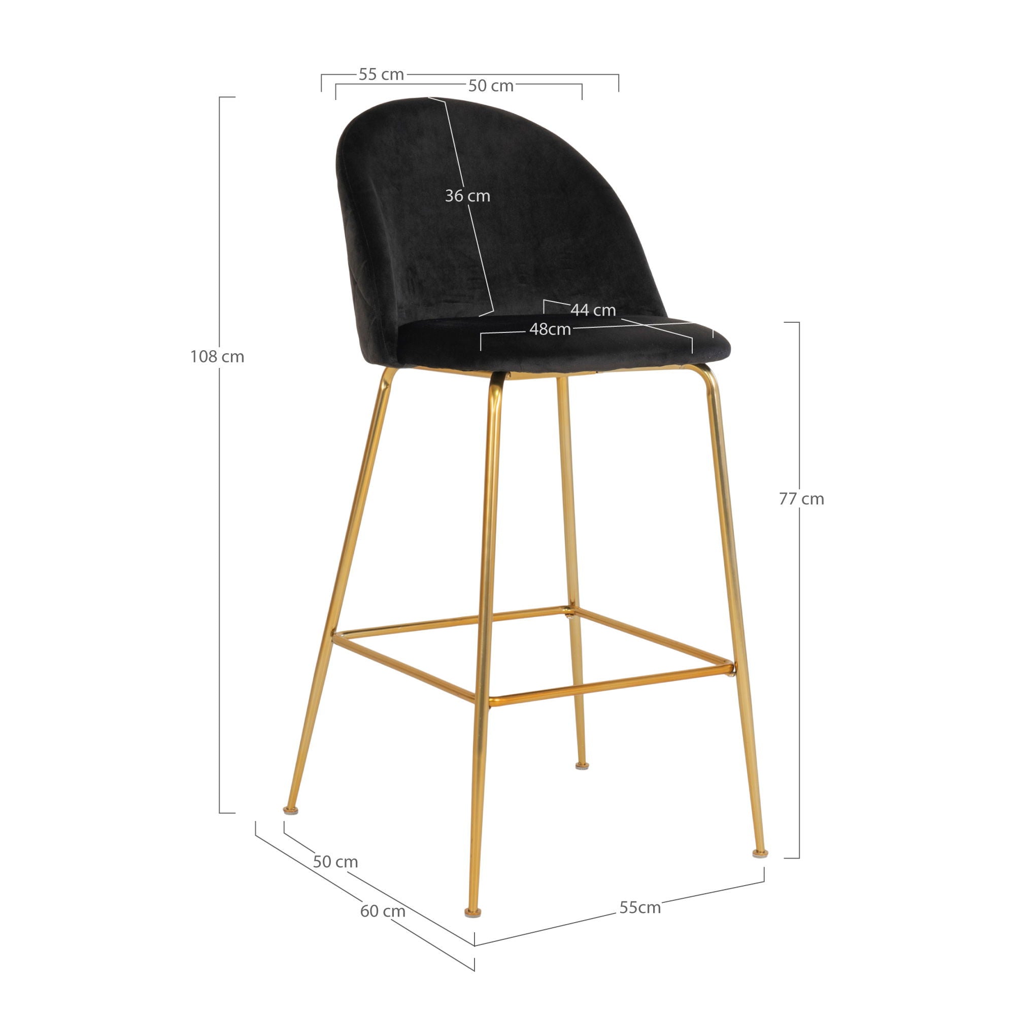 Lausanne Bar Chair
