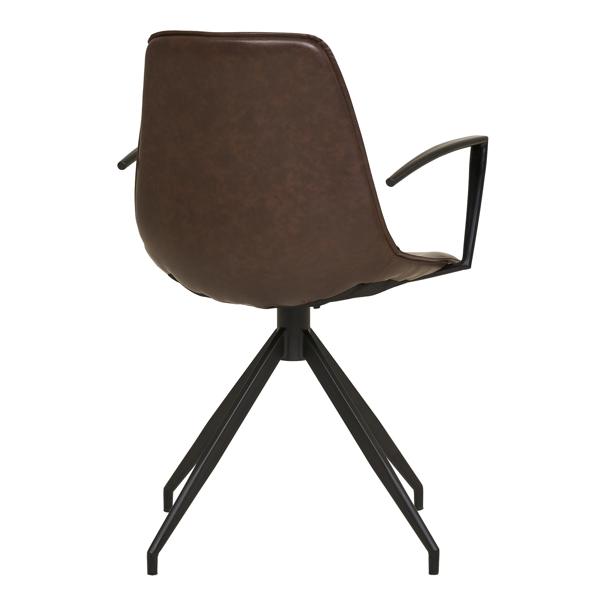 Monaco Dining Chair – PU Leather – Brown