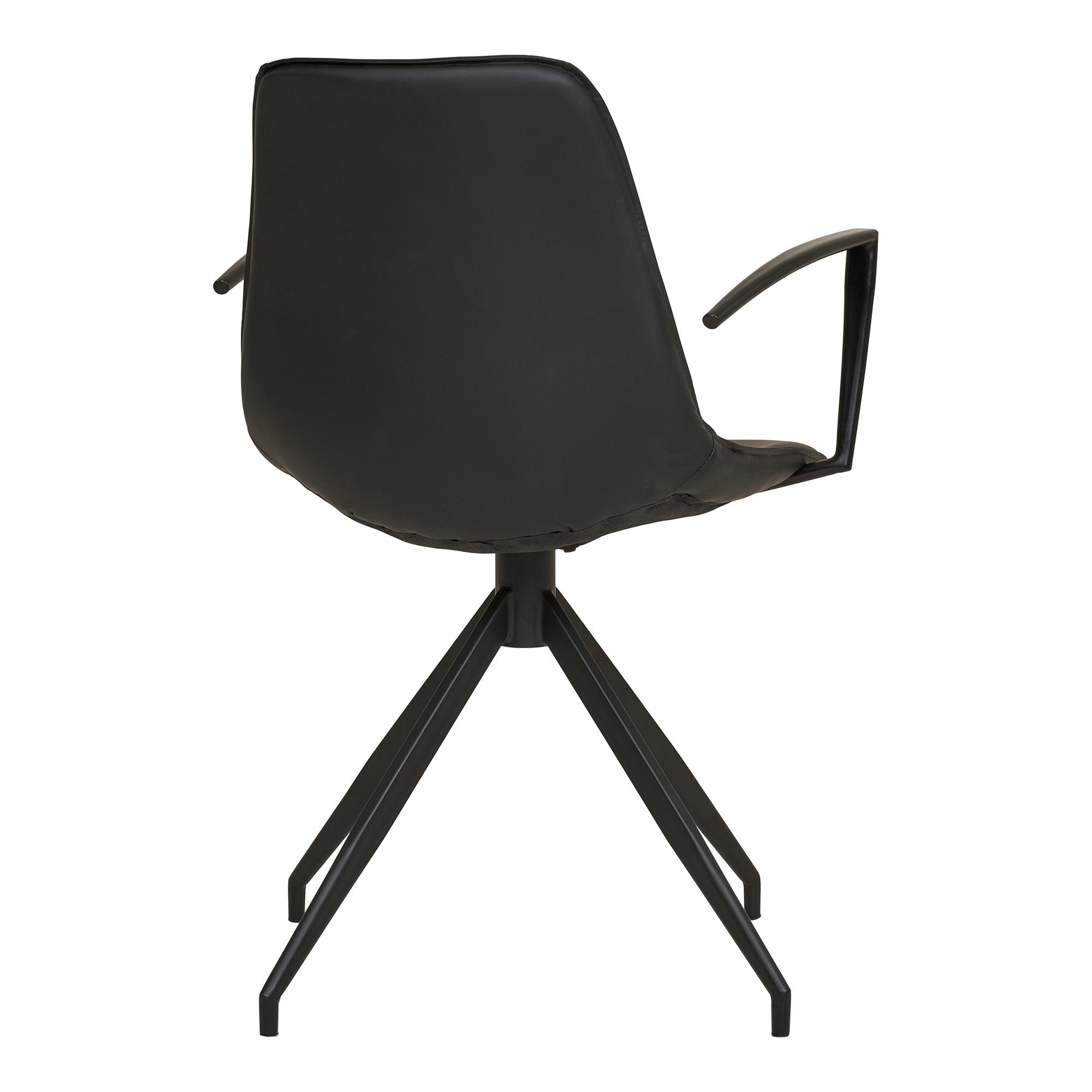Monaco Dining Chair – PU Leather – Black
