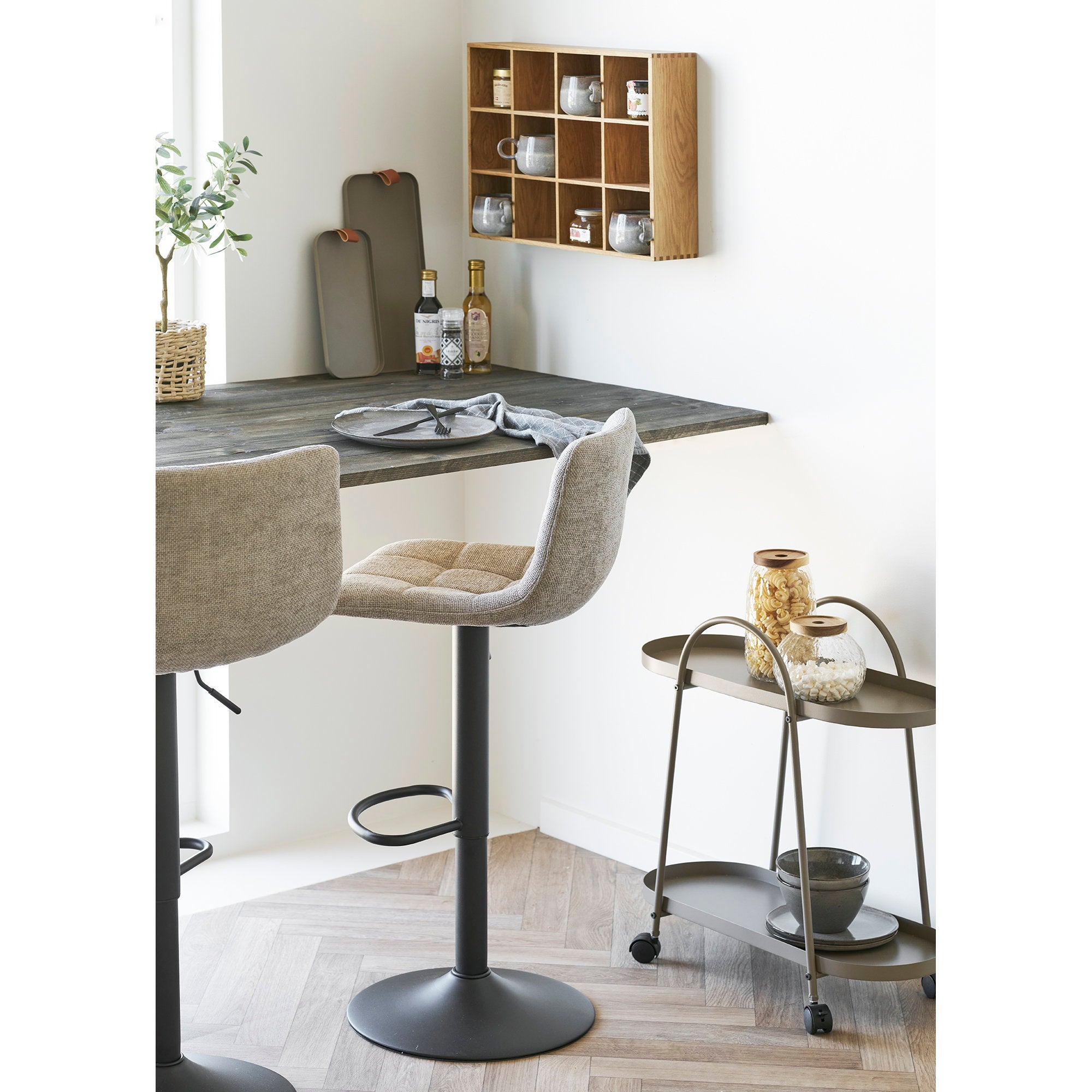 Middelfart Bar Chair – Grey