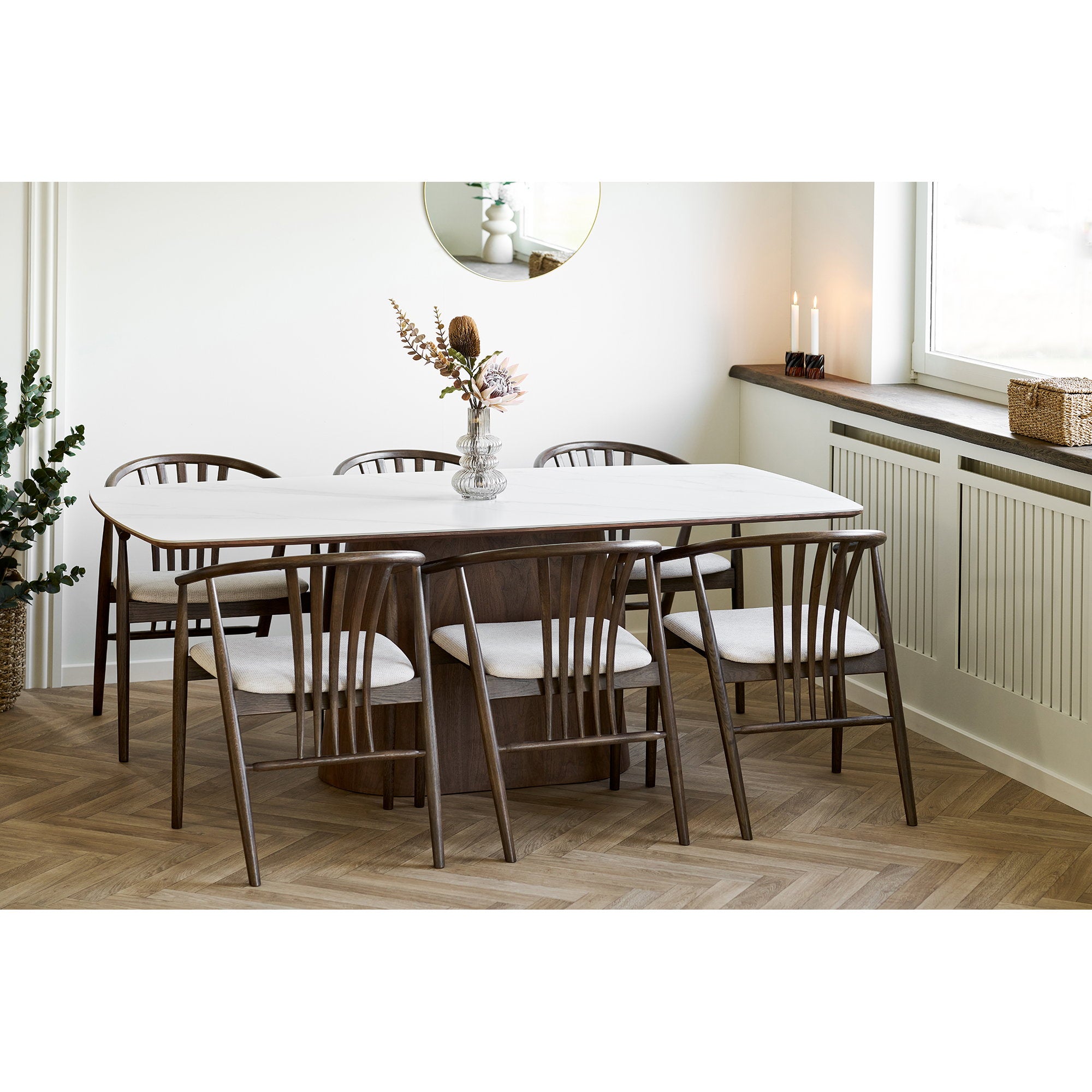 Agustin Dining Chair – Oak – Smoked