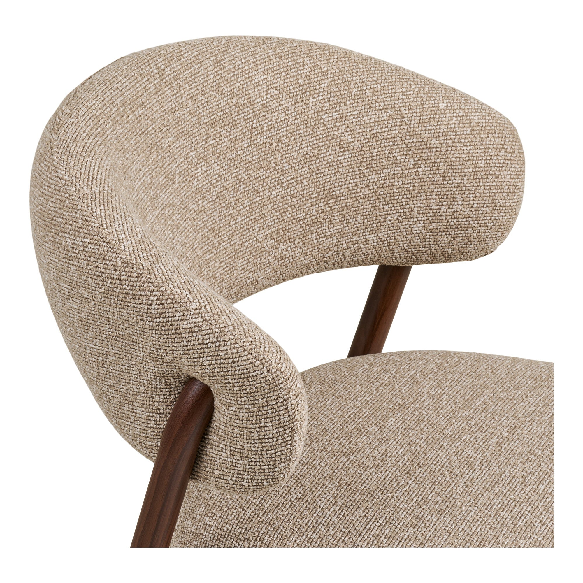 Cavi Dining Chair – Sand / Walnut