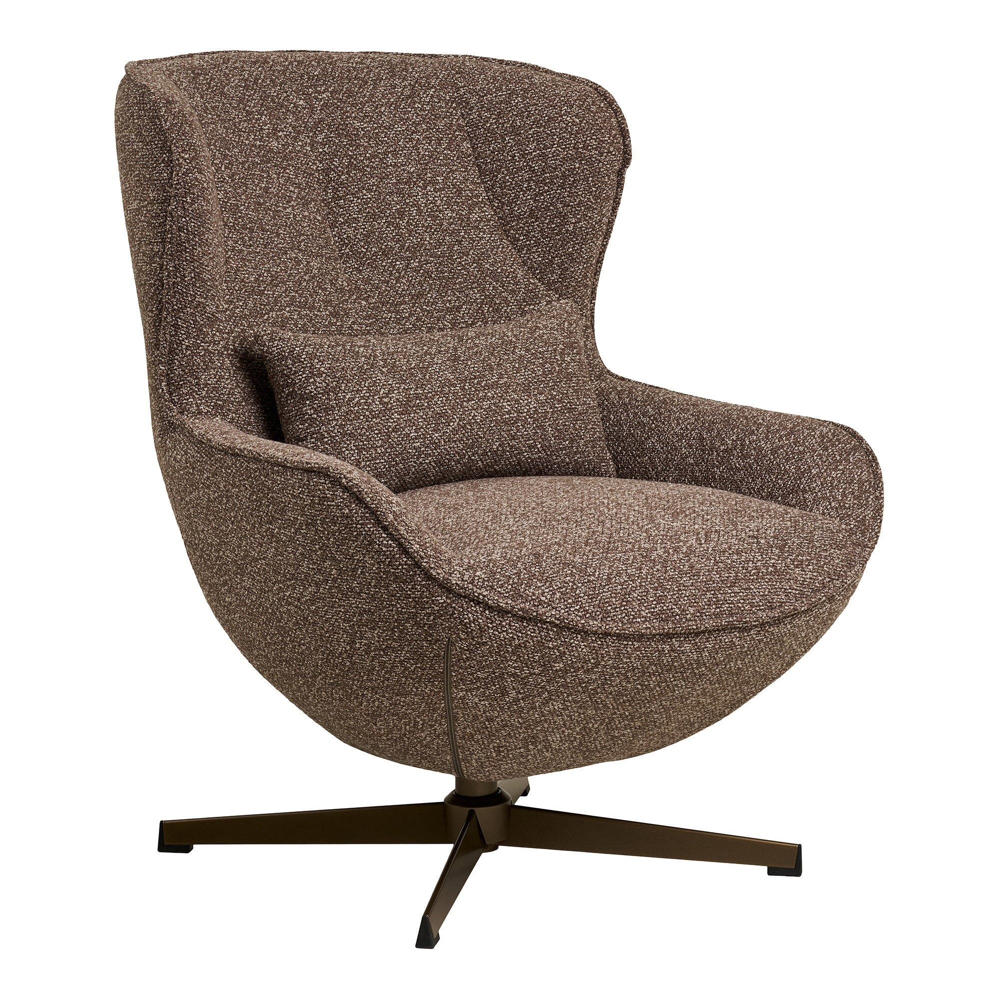 Blenheim Lounge chair with swivel – Brown