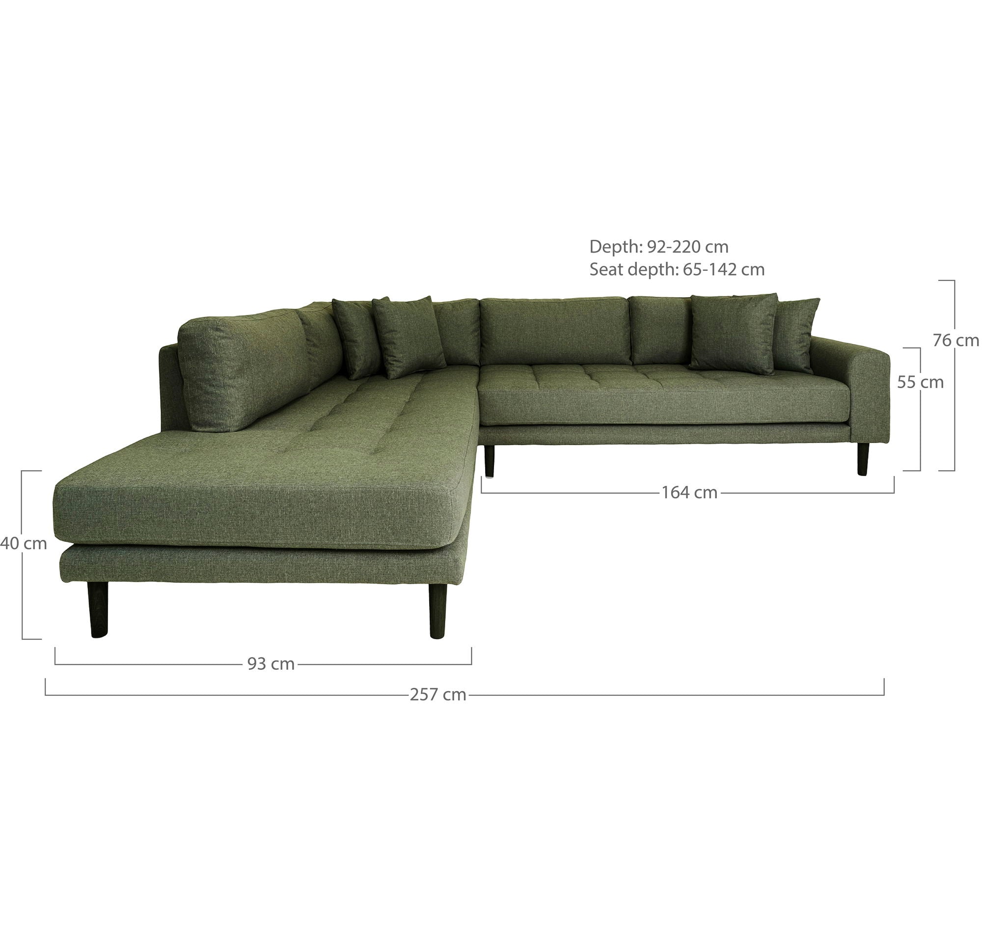 Lido Corner Sofa With Open End