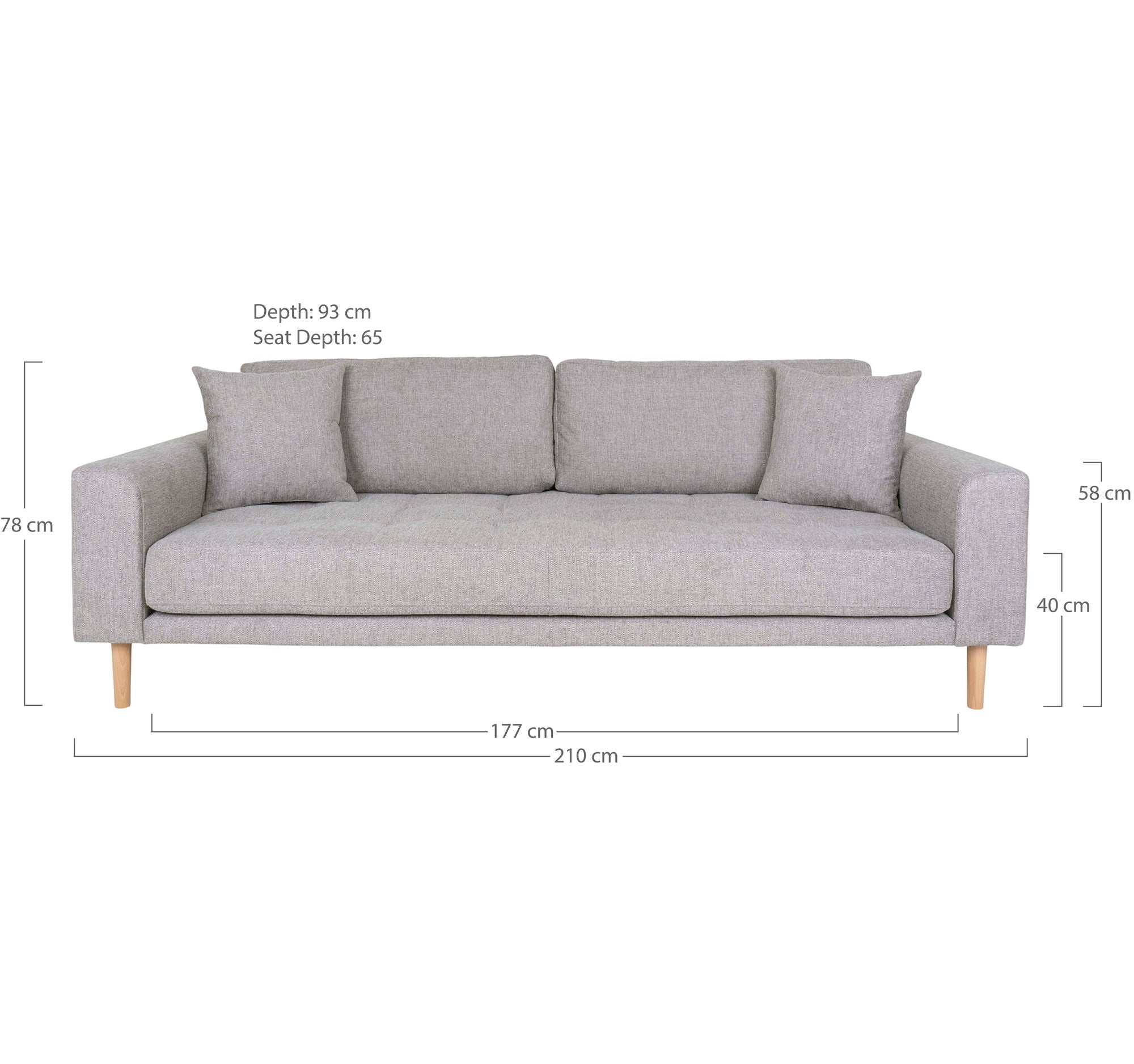 Lido 3 Seater Sofa