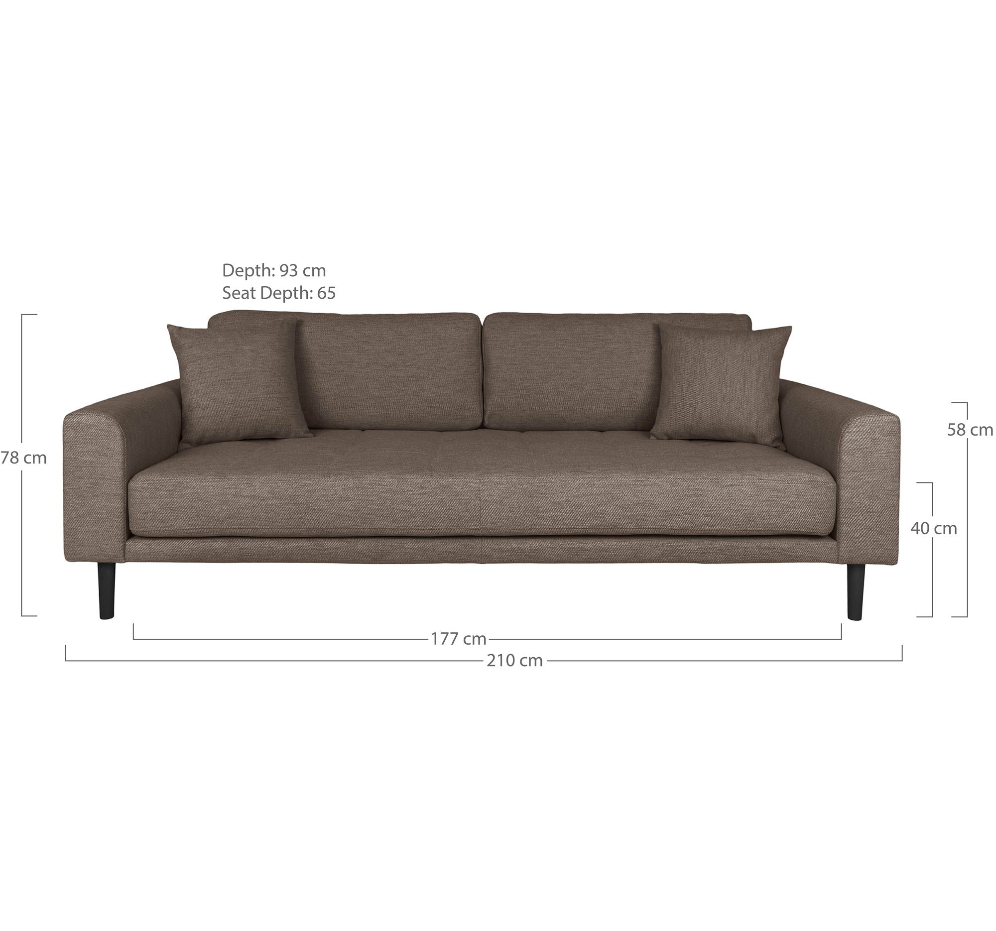 Lido 3 Seater Sofa
