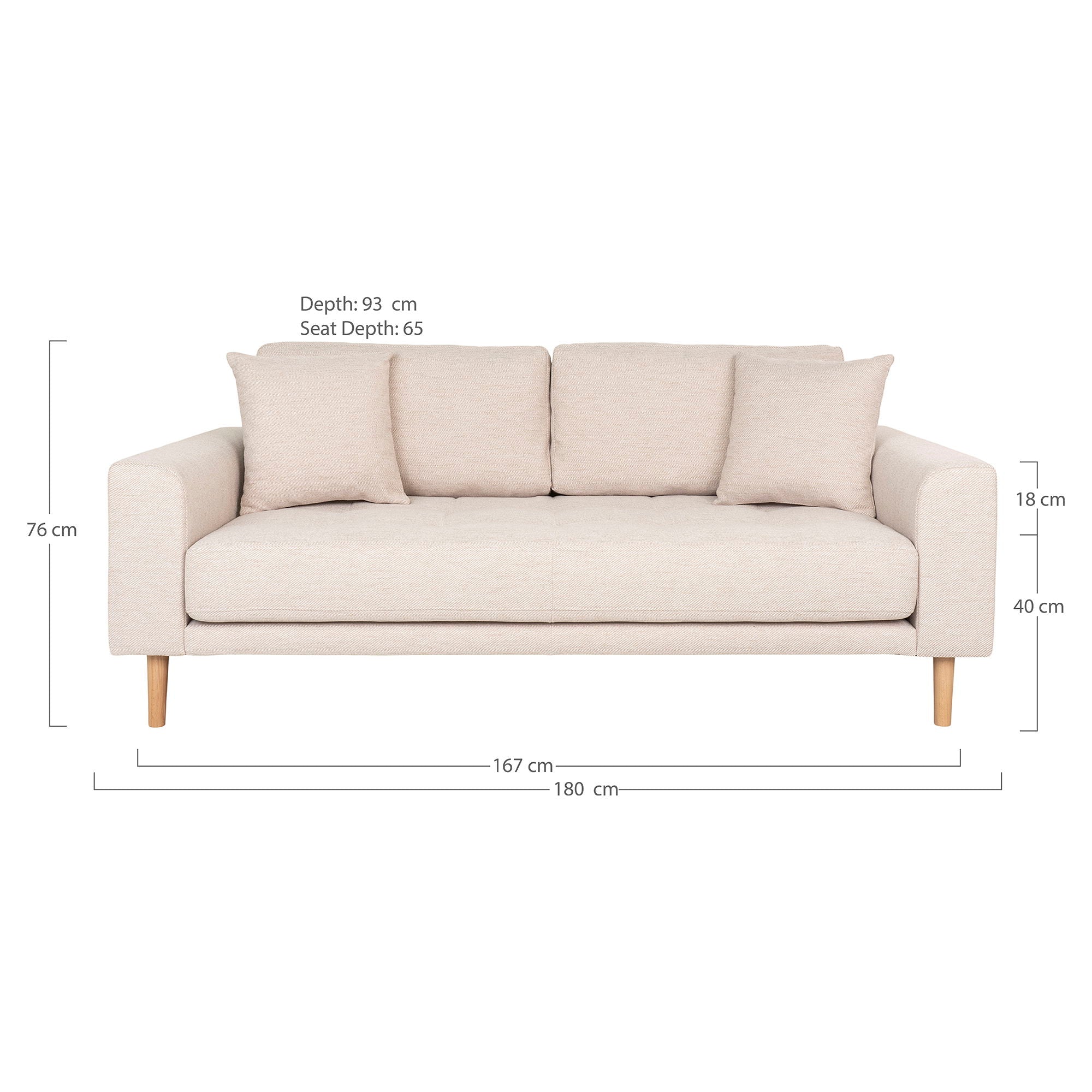 Lido 2.5 Seater Sofa