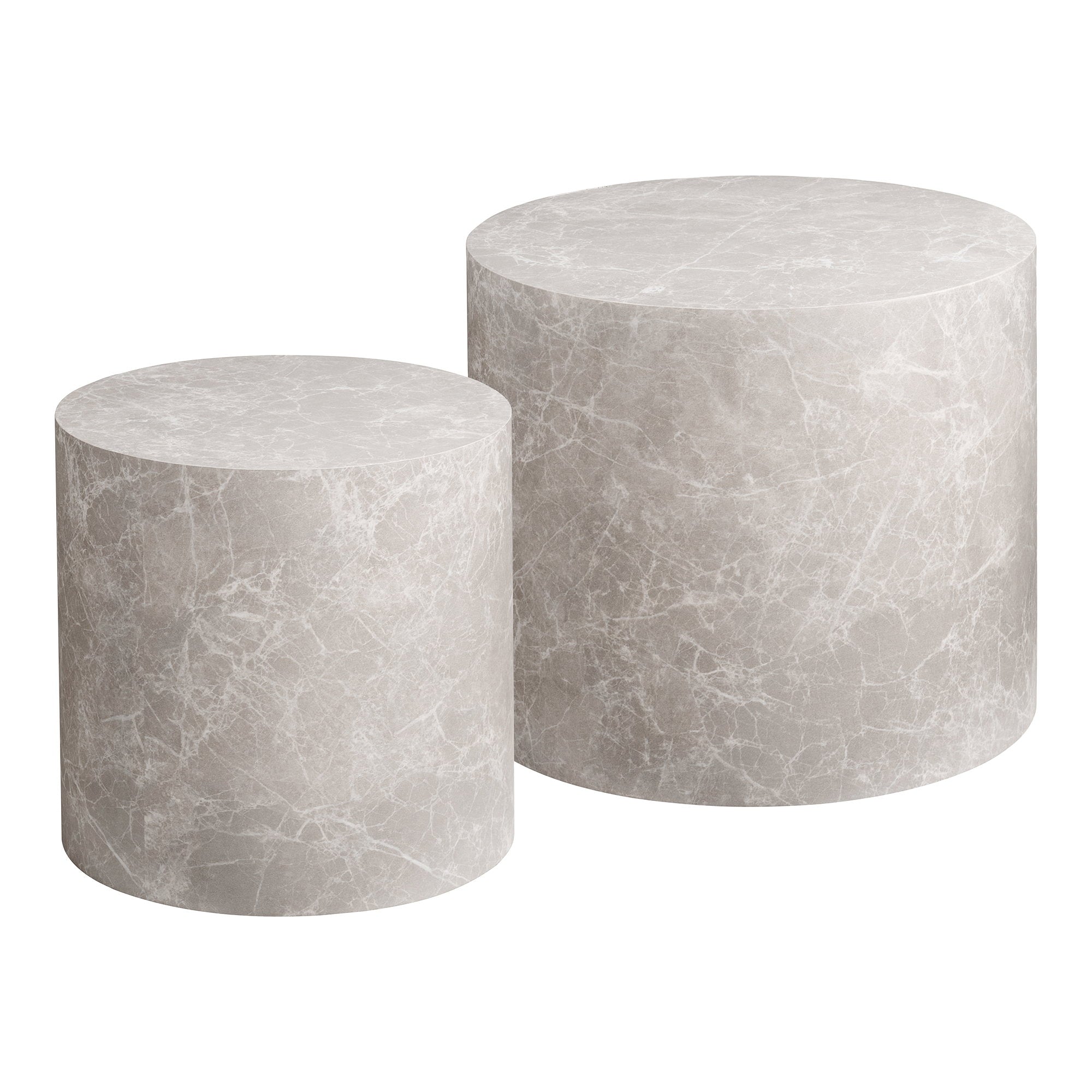 Prague Coffee Table – Marble – 38/48×38/48 cm