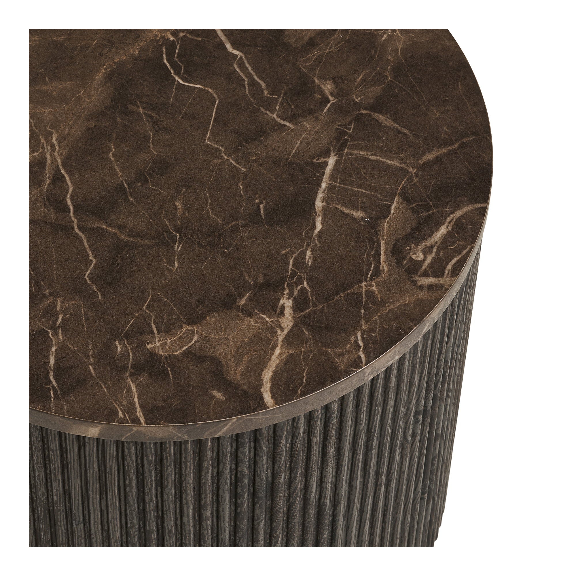 Rota Side Table – Dark Brown