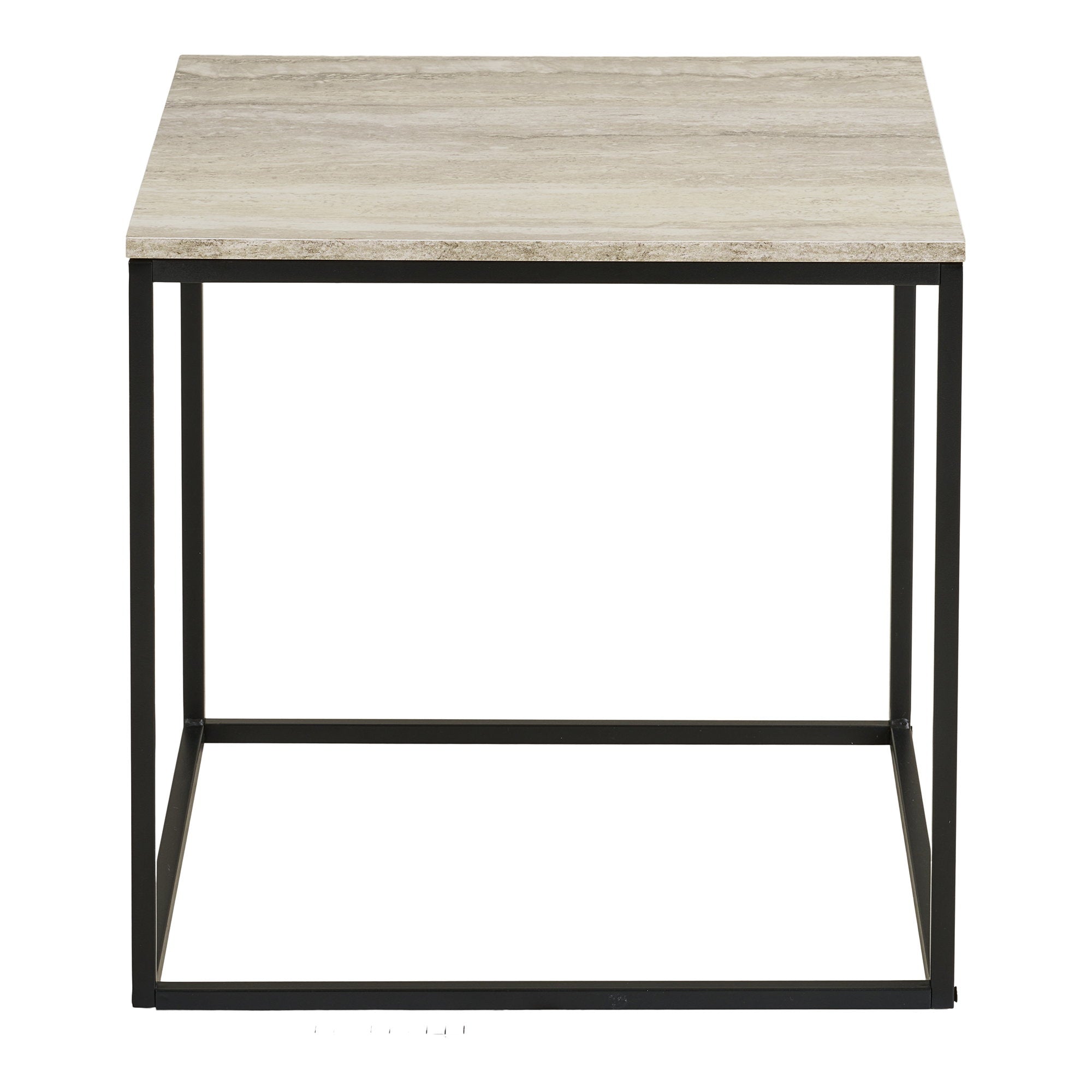 Vita Side Table – Black / Beige