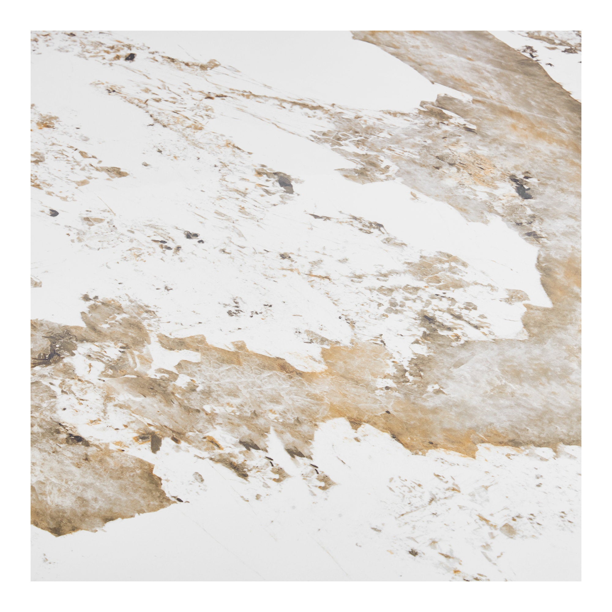 Athens Dining Table – White / Brown