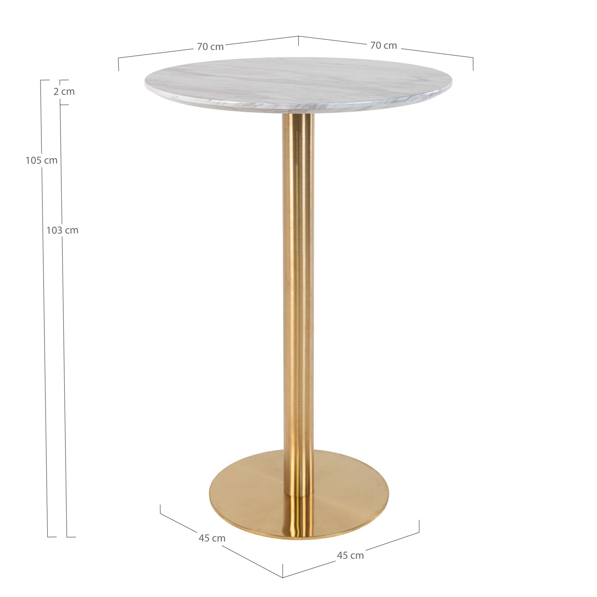 Bolzano Bar Table
