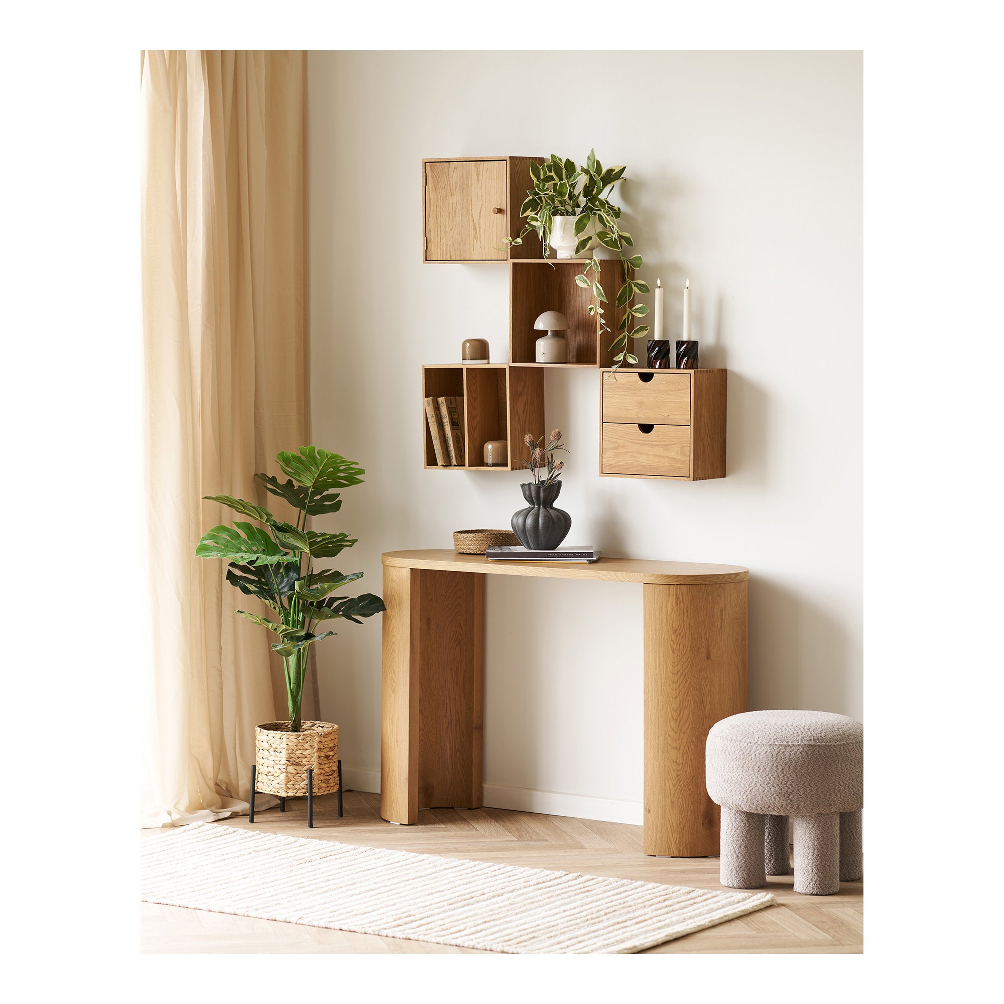 Bibione Console Table – Natural