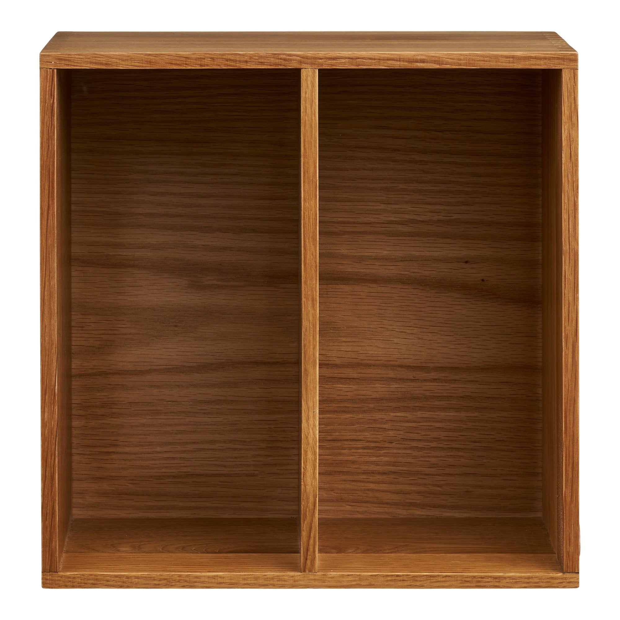 Townsville Wall Shelf with vertical rooms – Oak – Natural