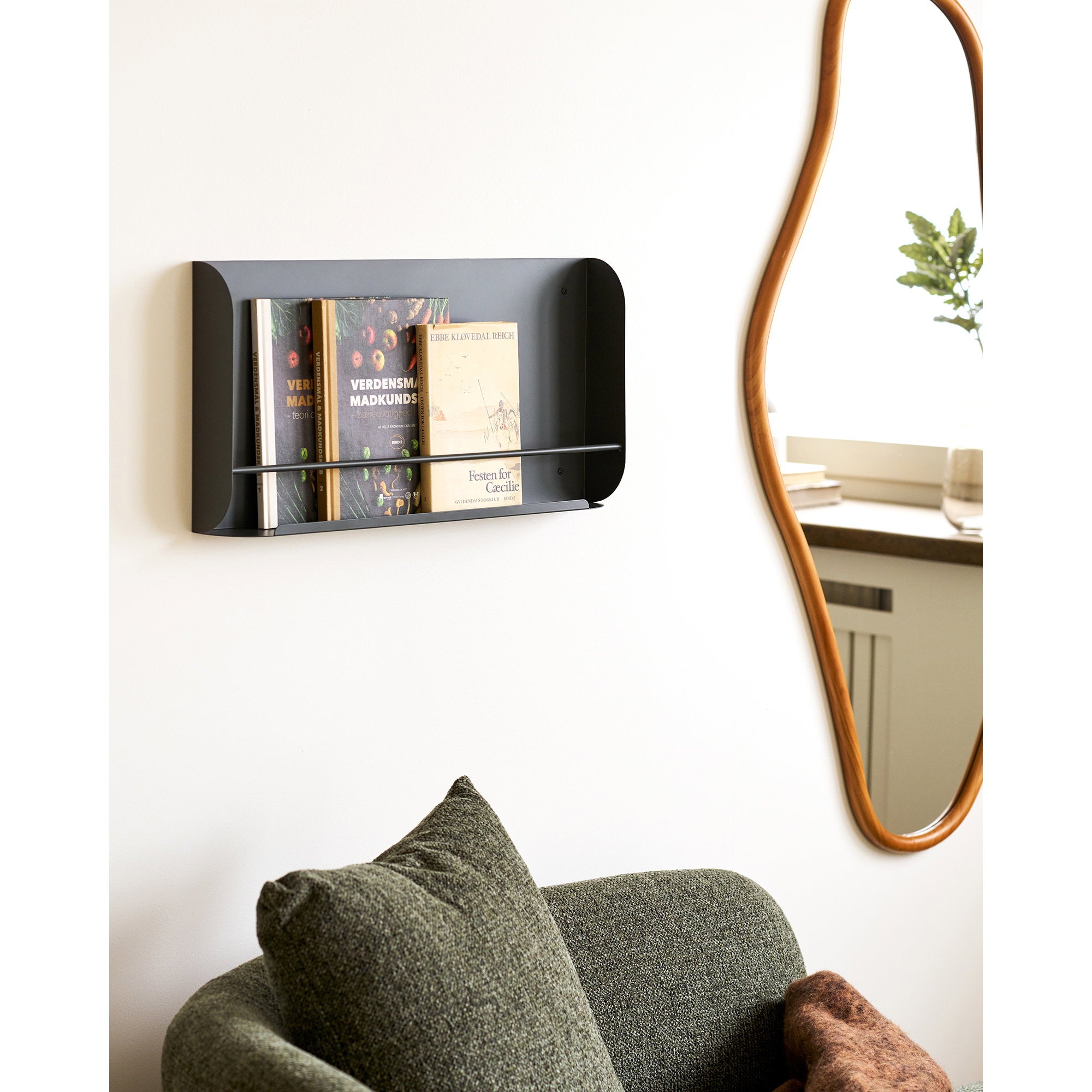 Volterra Wall Shelf – Dark Grey