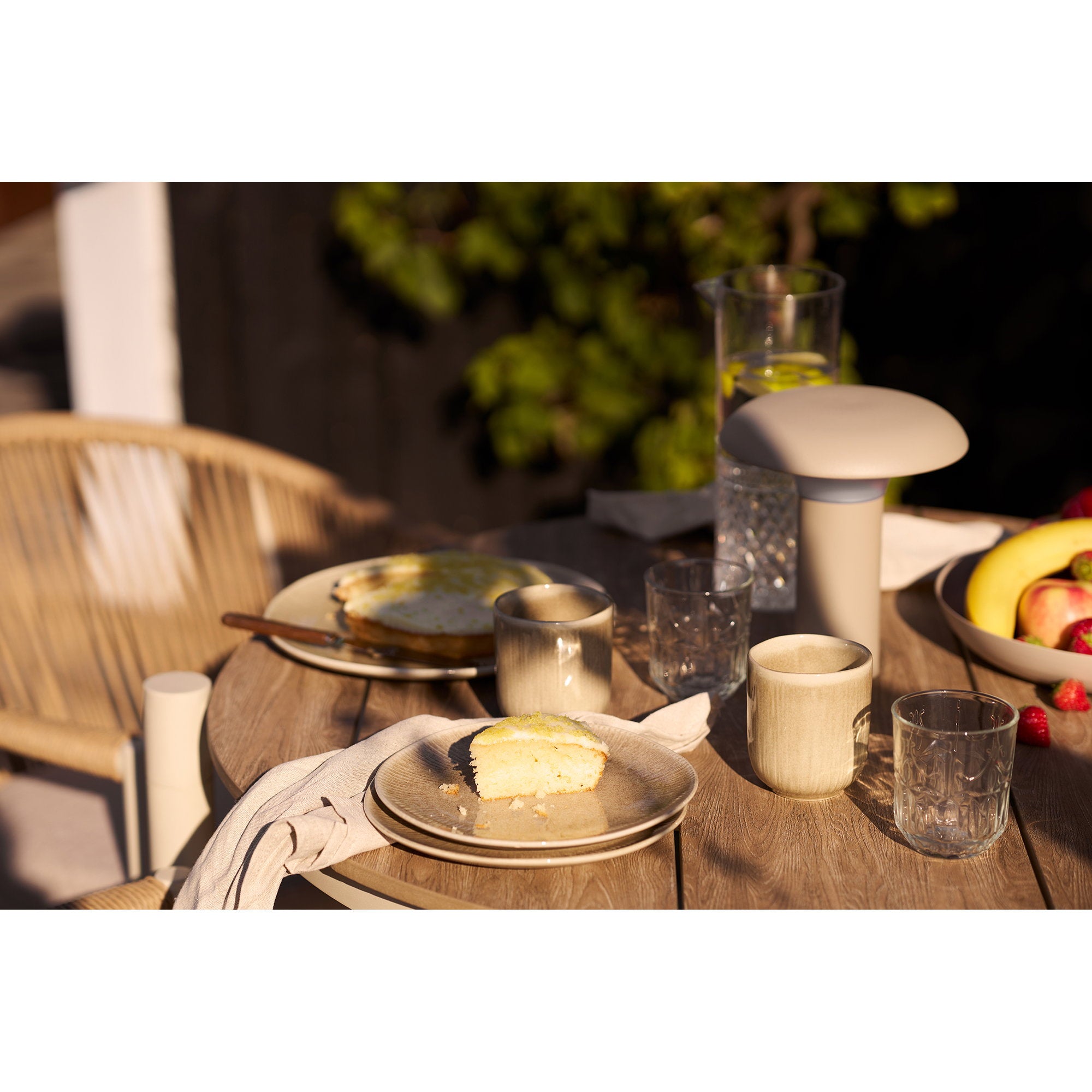 Viola Lunch Plate – Beige