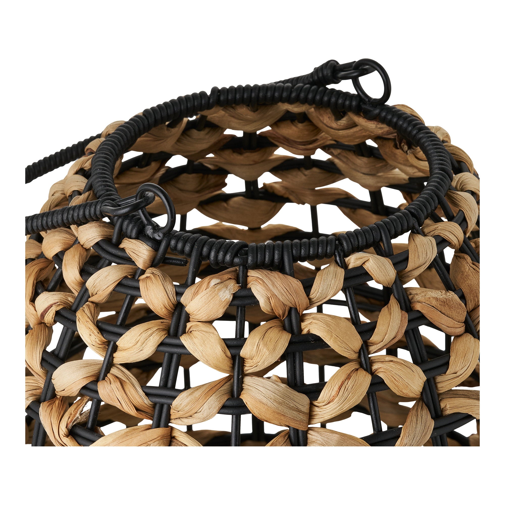 Pinto Lantern – Natural / Black