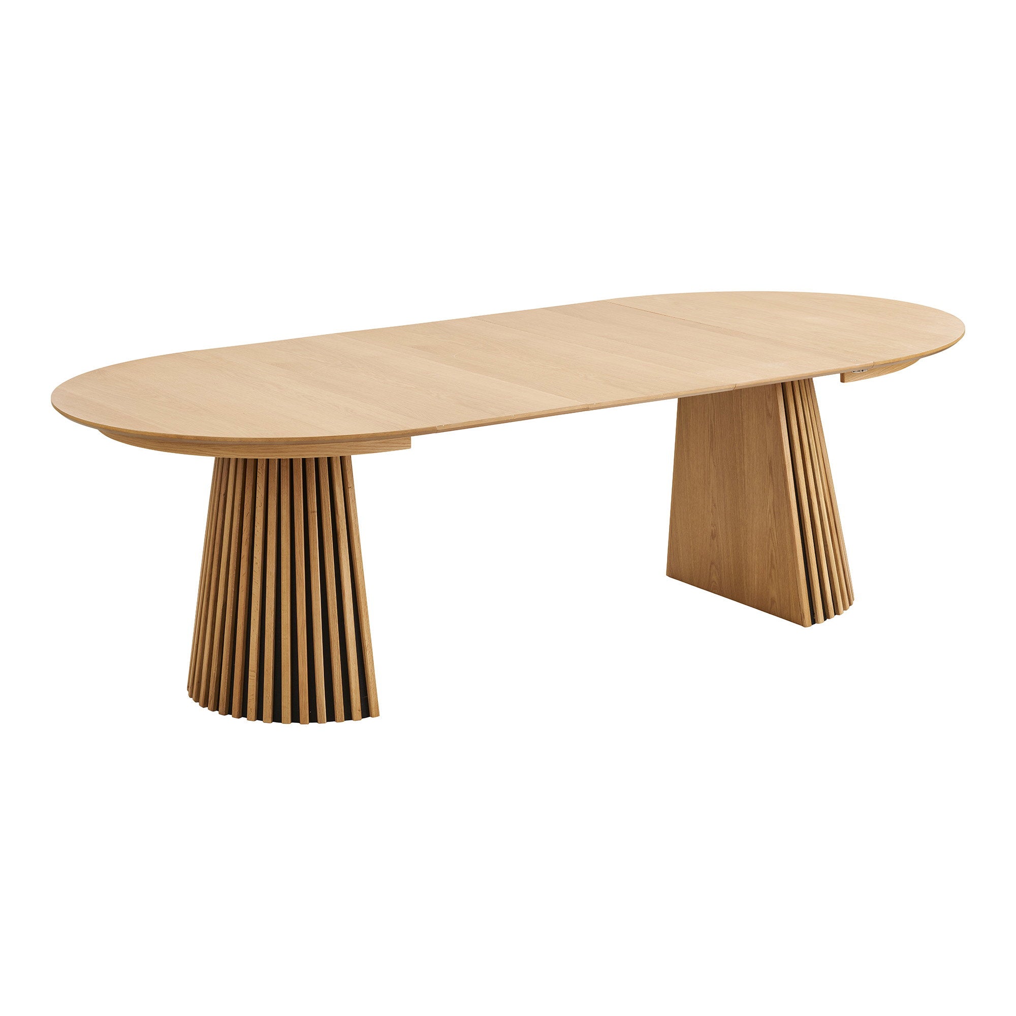 Osaka and Agustin Dining Set – Oak – Oak / Nature