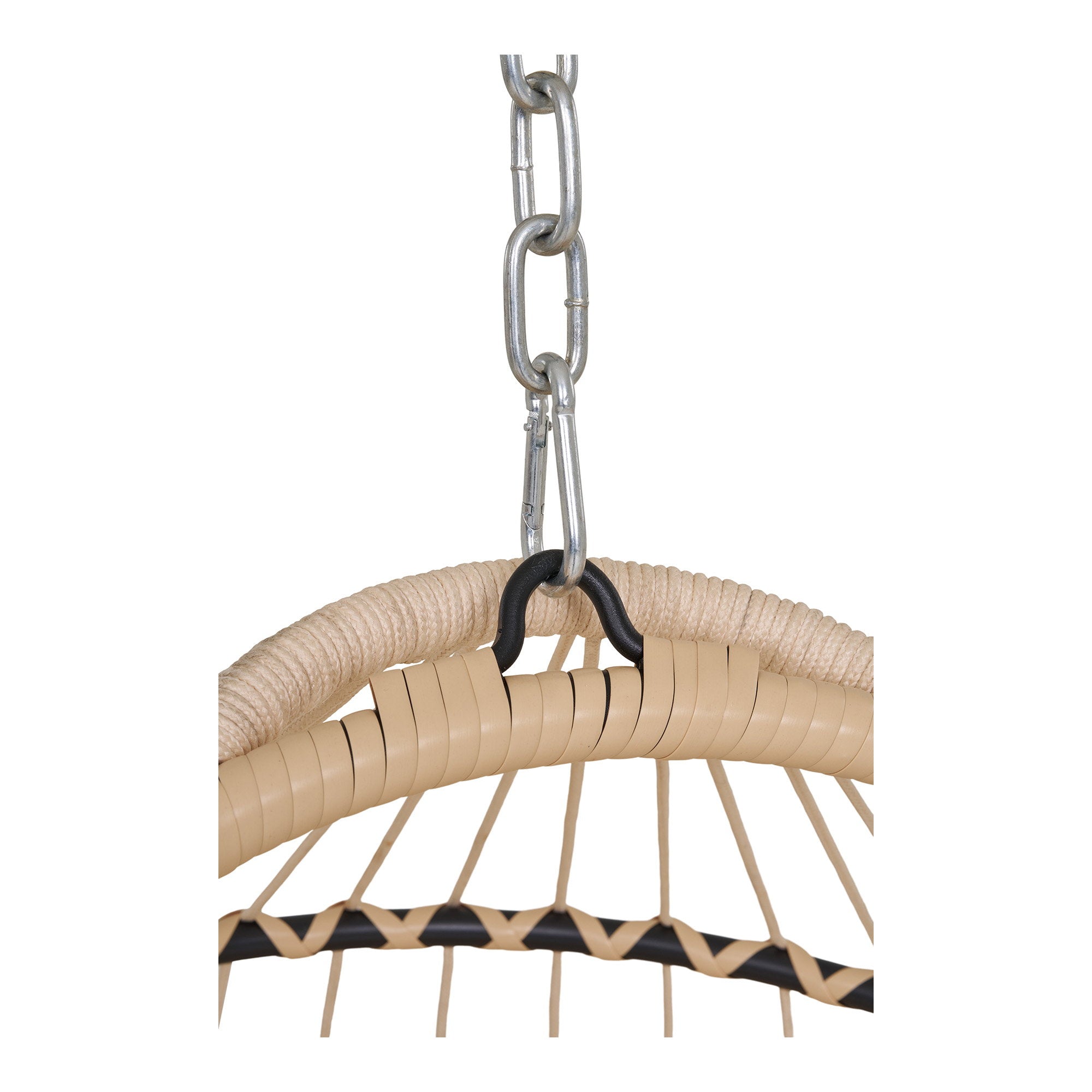 Patras Hanging Chair – Beige / Grey / Black