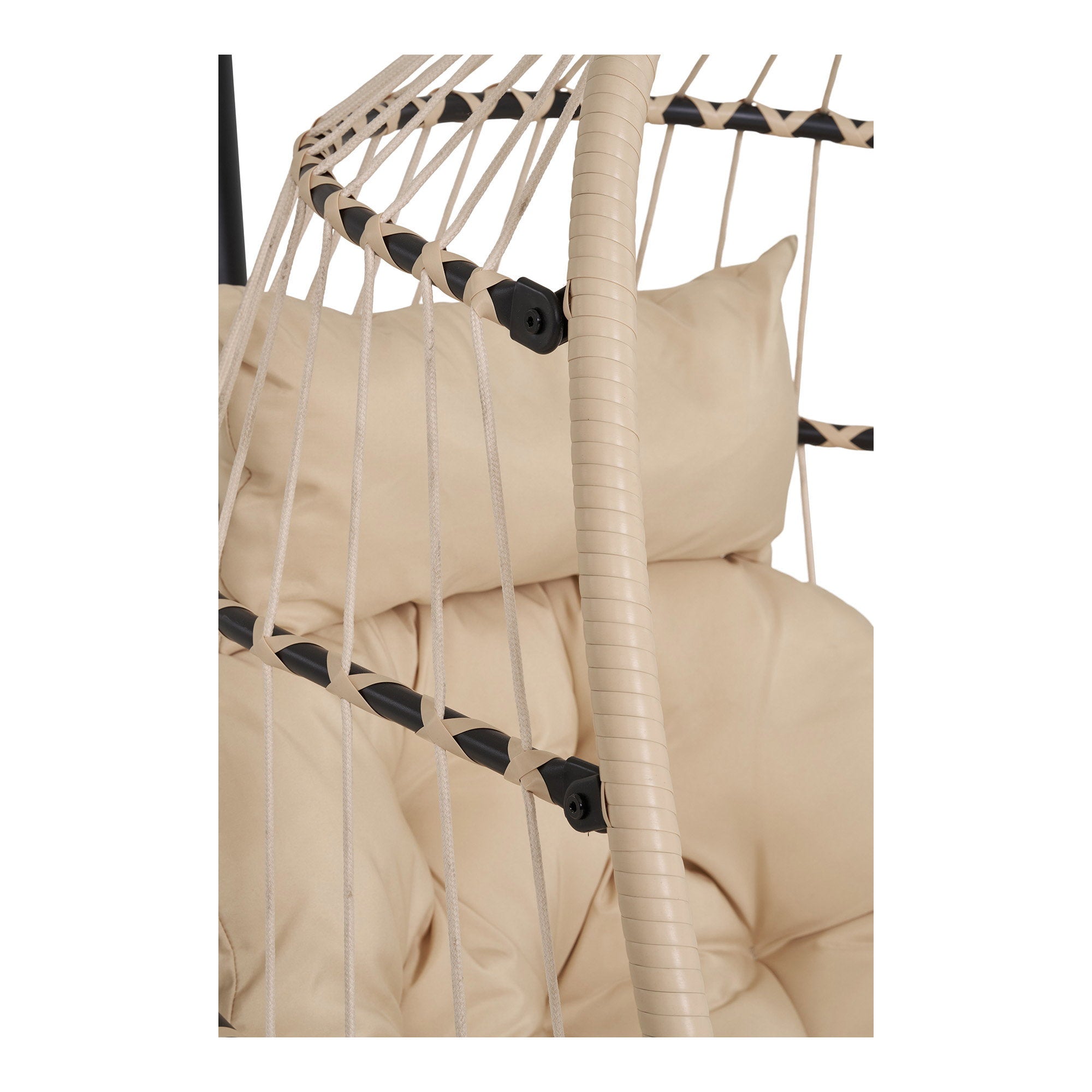 Patras Hanging Chair – Beige / Grey / Black
