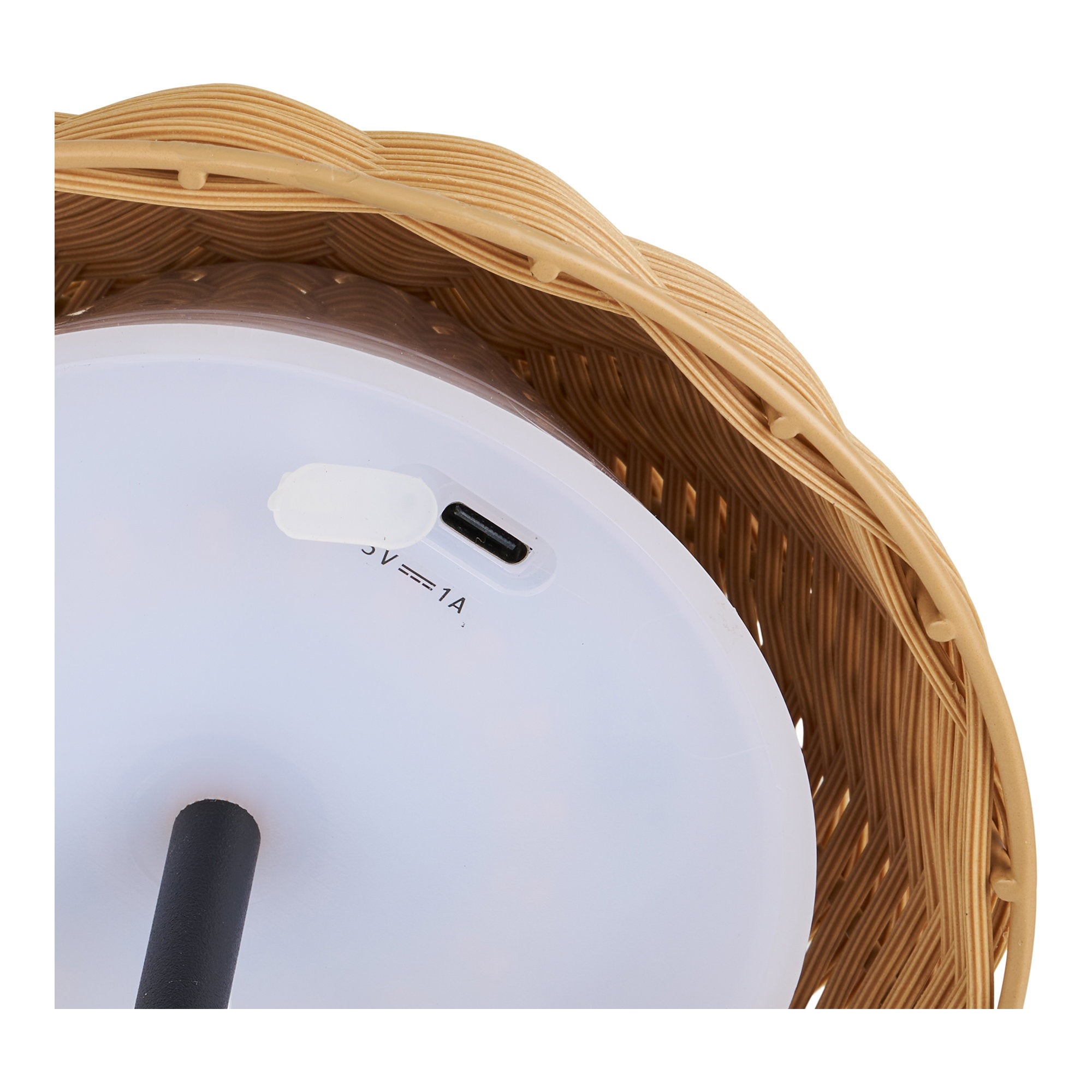Wigan LED Table Lamp – Natural / Black