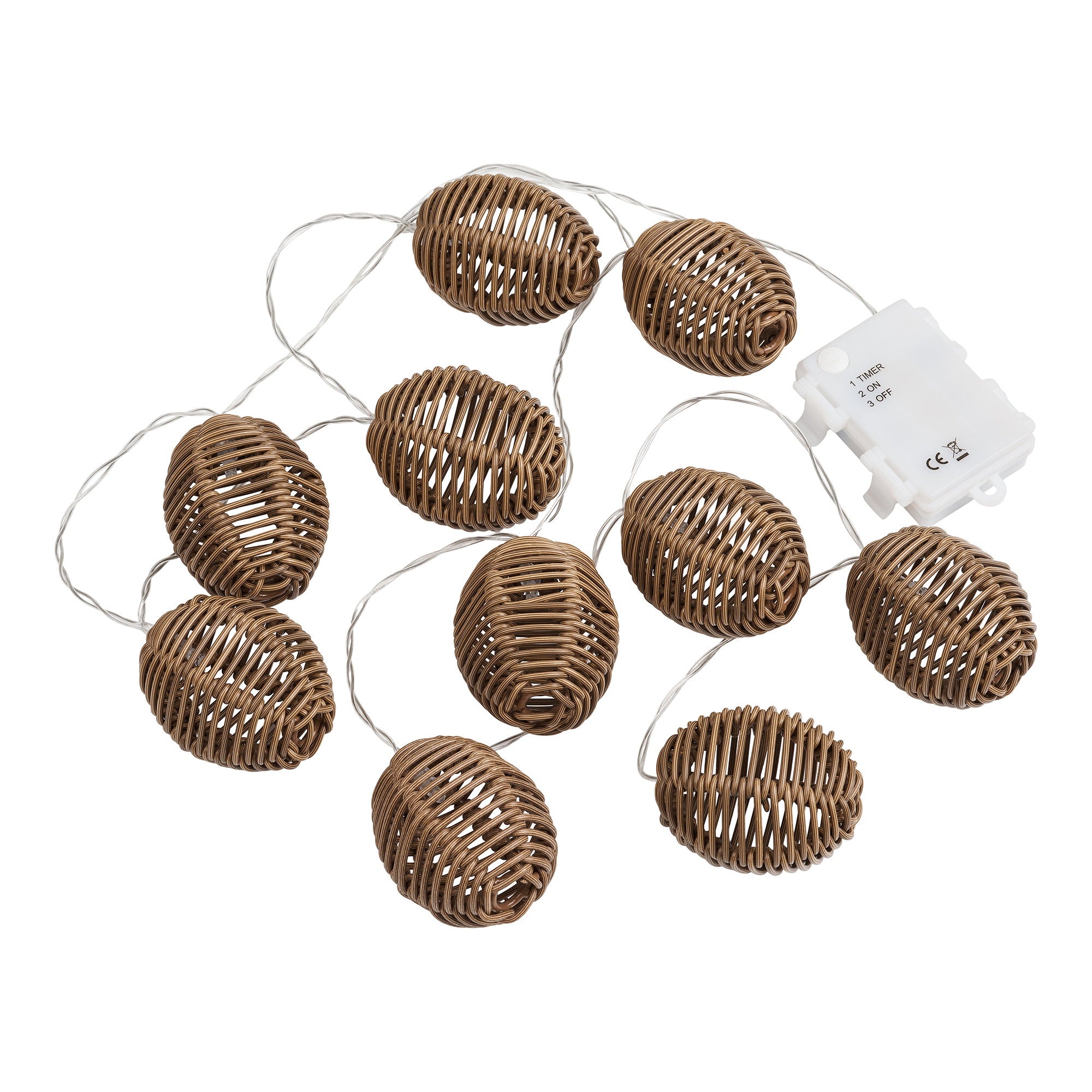 Carlisle LED String Light – Natural / Black