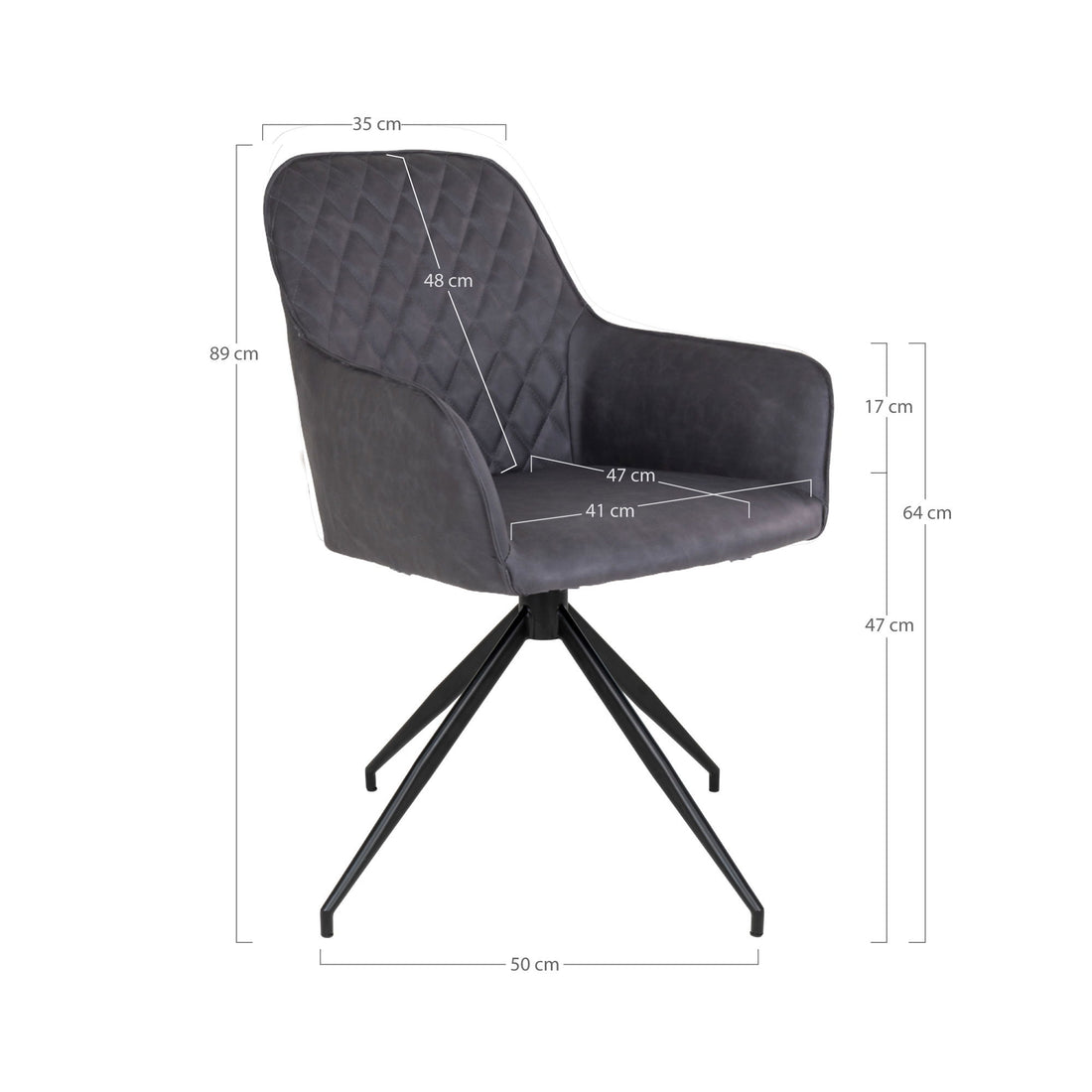 Harbo Dining Chair with swivel