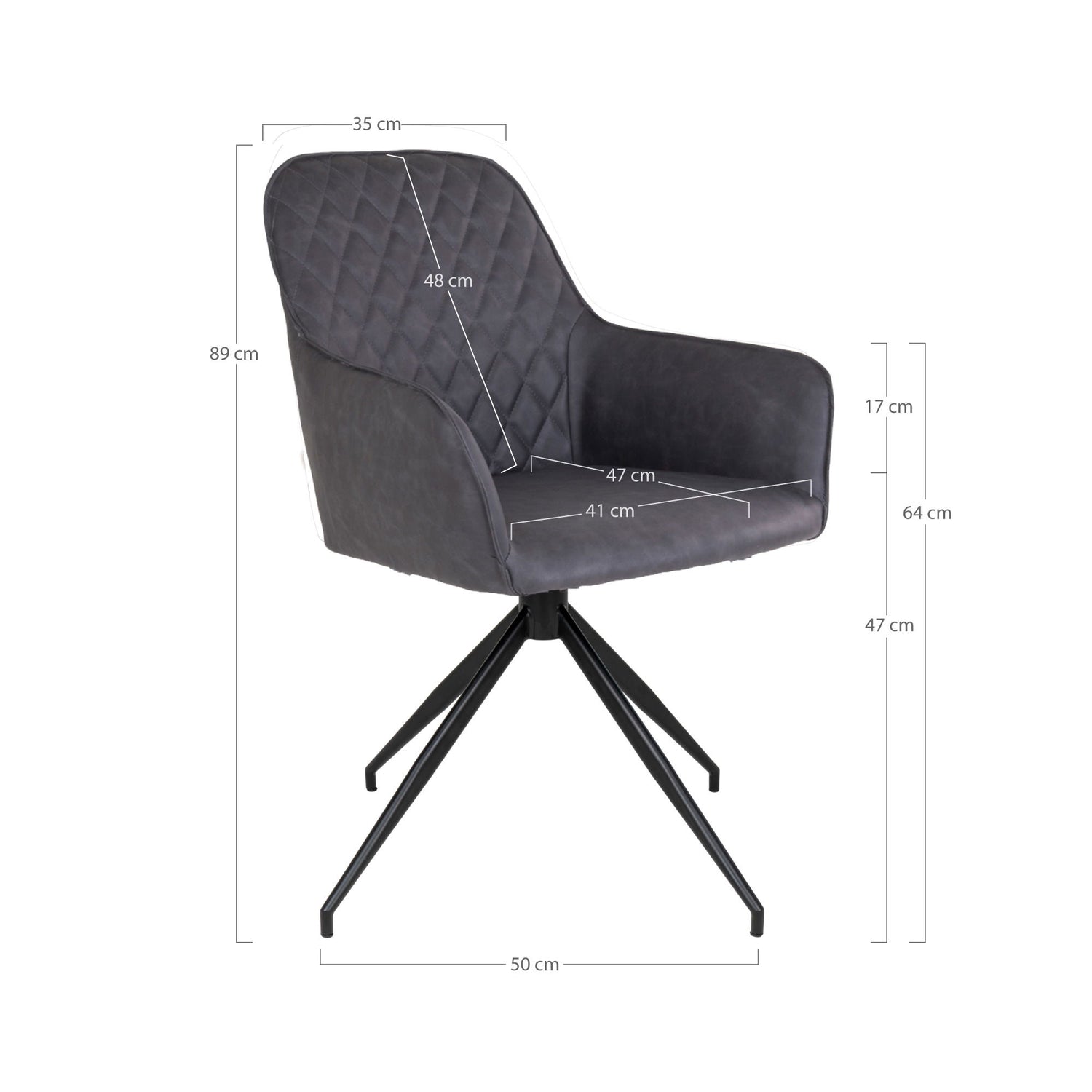 Harbo Dining Chair with swivel