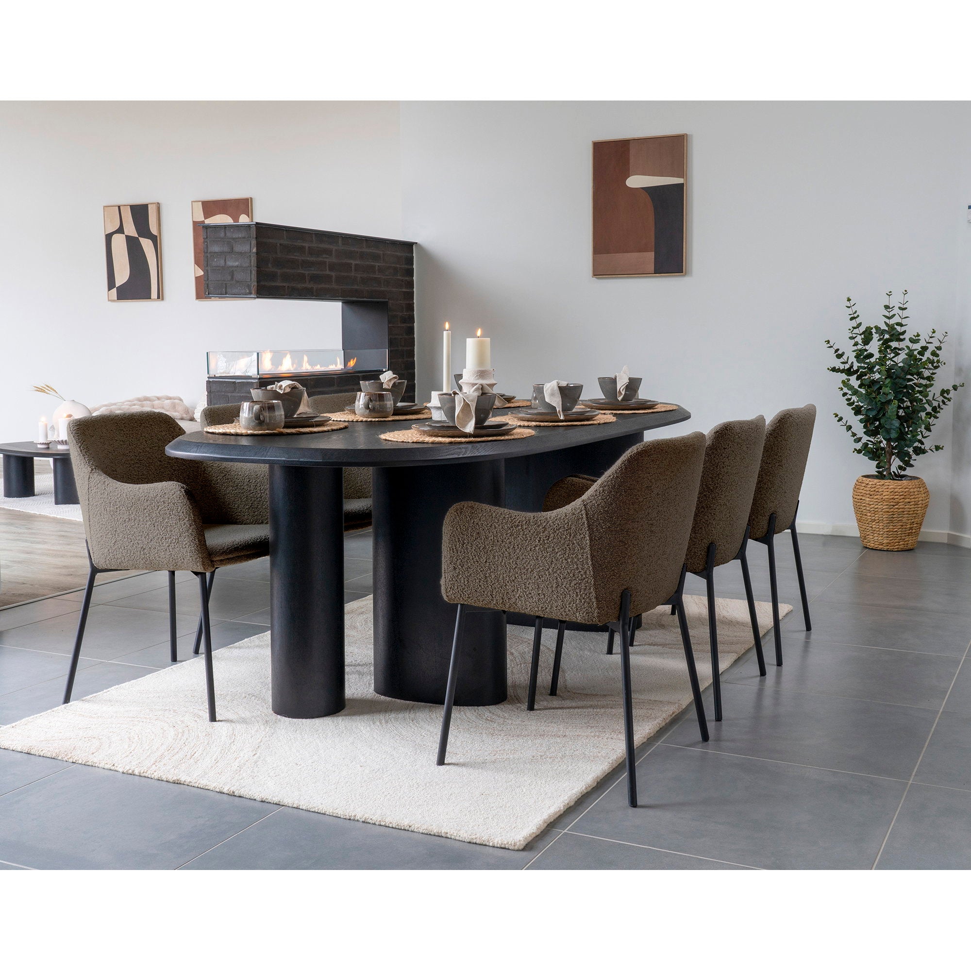Melilla Dining Chair – Brown