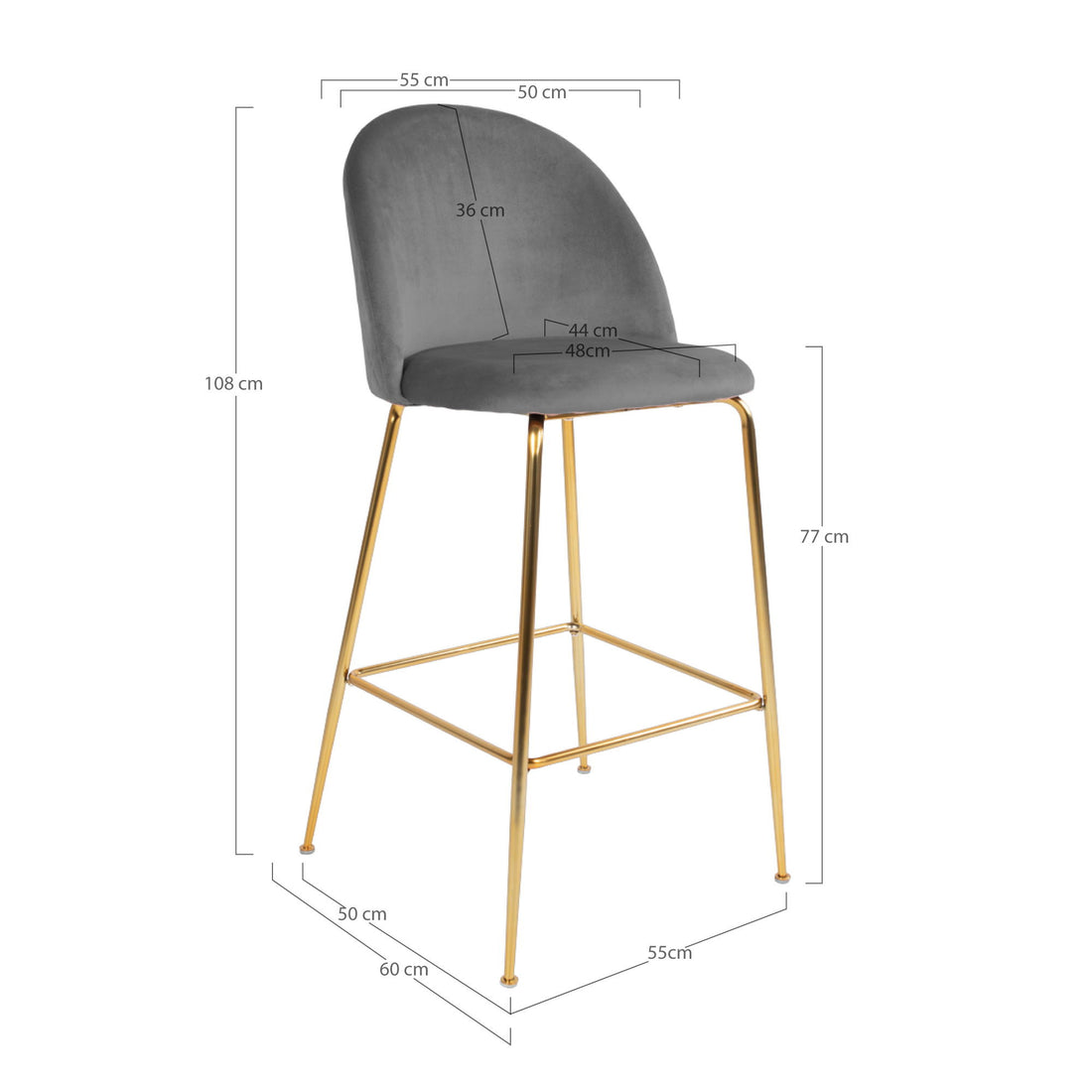 Lausanne Bar Chair
