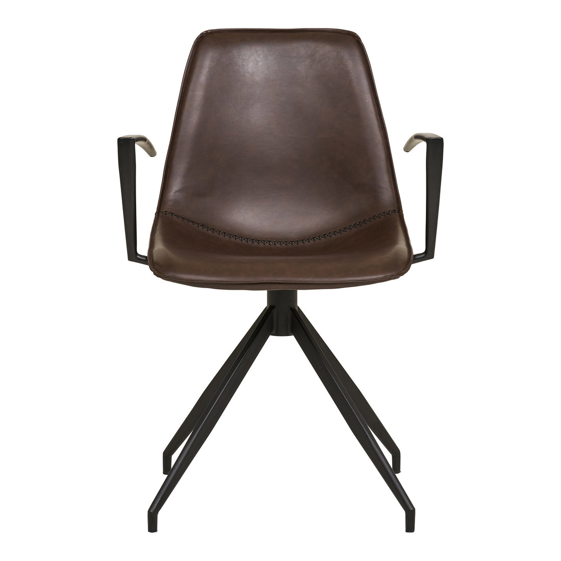 Monaco Dining Chair – PU Leather – Brown