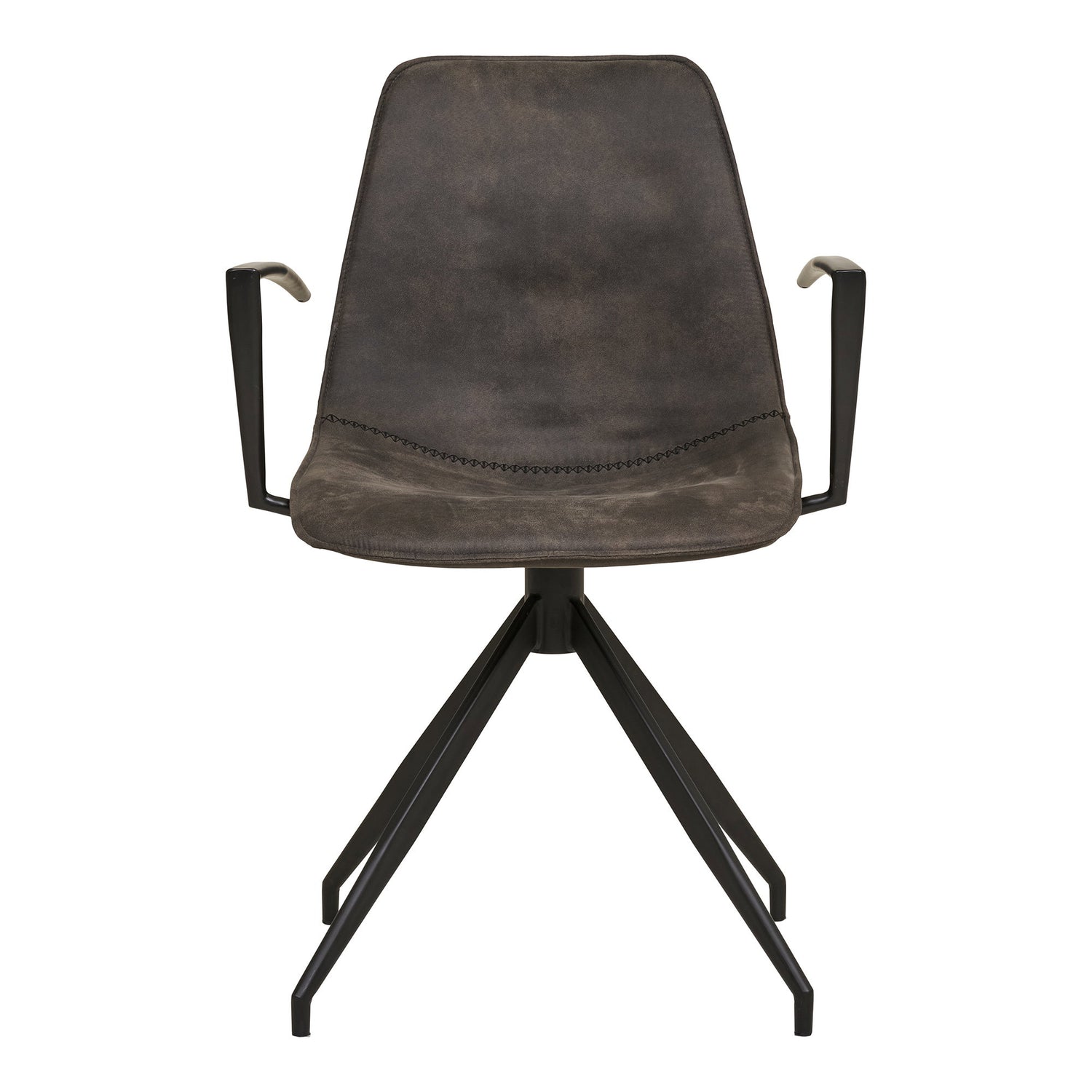 Monaco Dining Chair – PU Leather – Grey