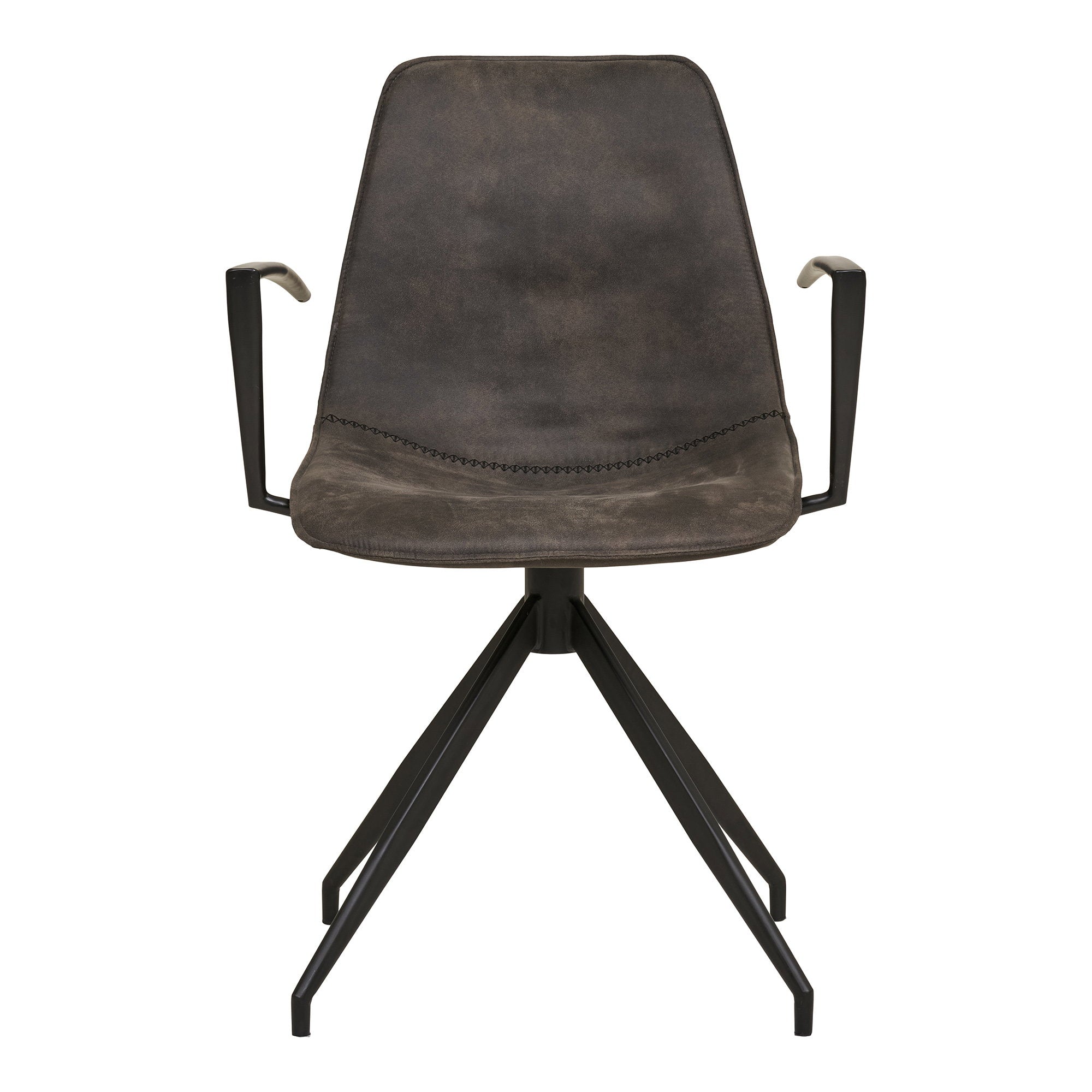 Monaco Dining Chair – PU Leather – Grey