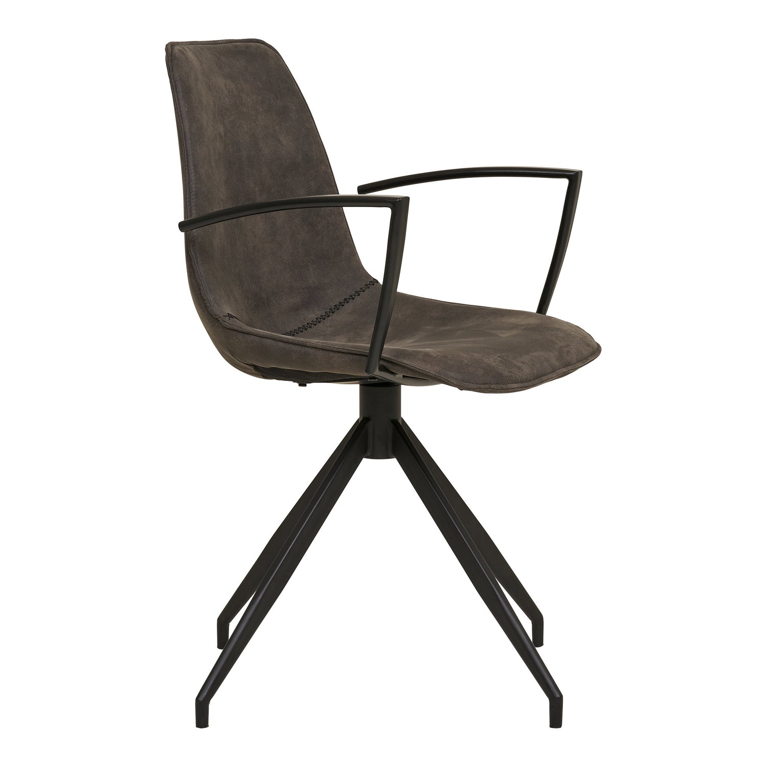 Monaco Dining Chair – PU Leather – Grey