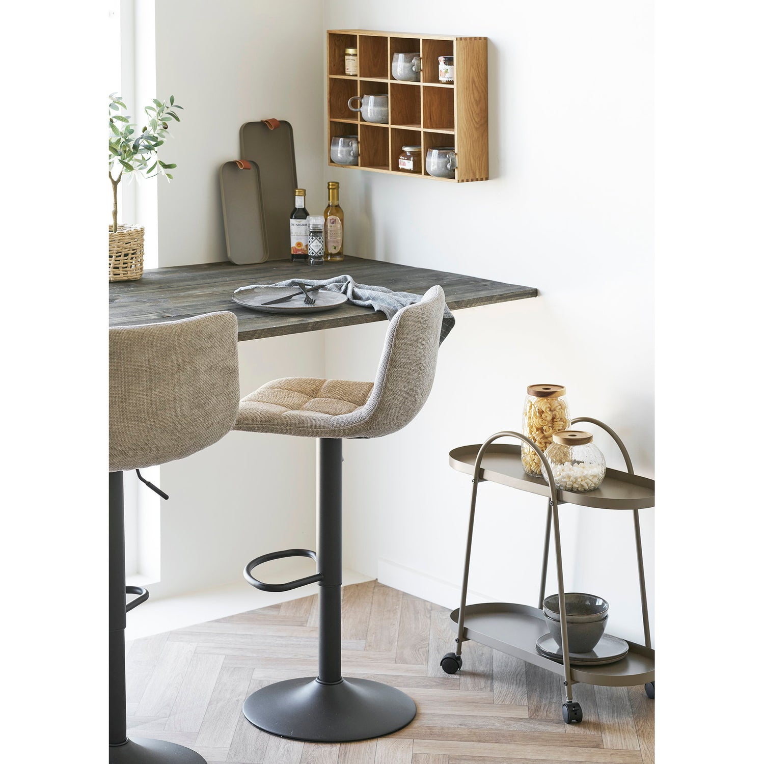 Middelfart Bar Chair – Grey