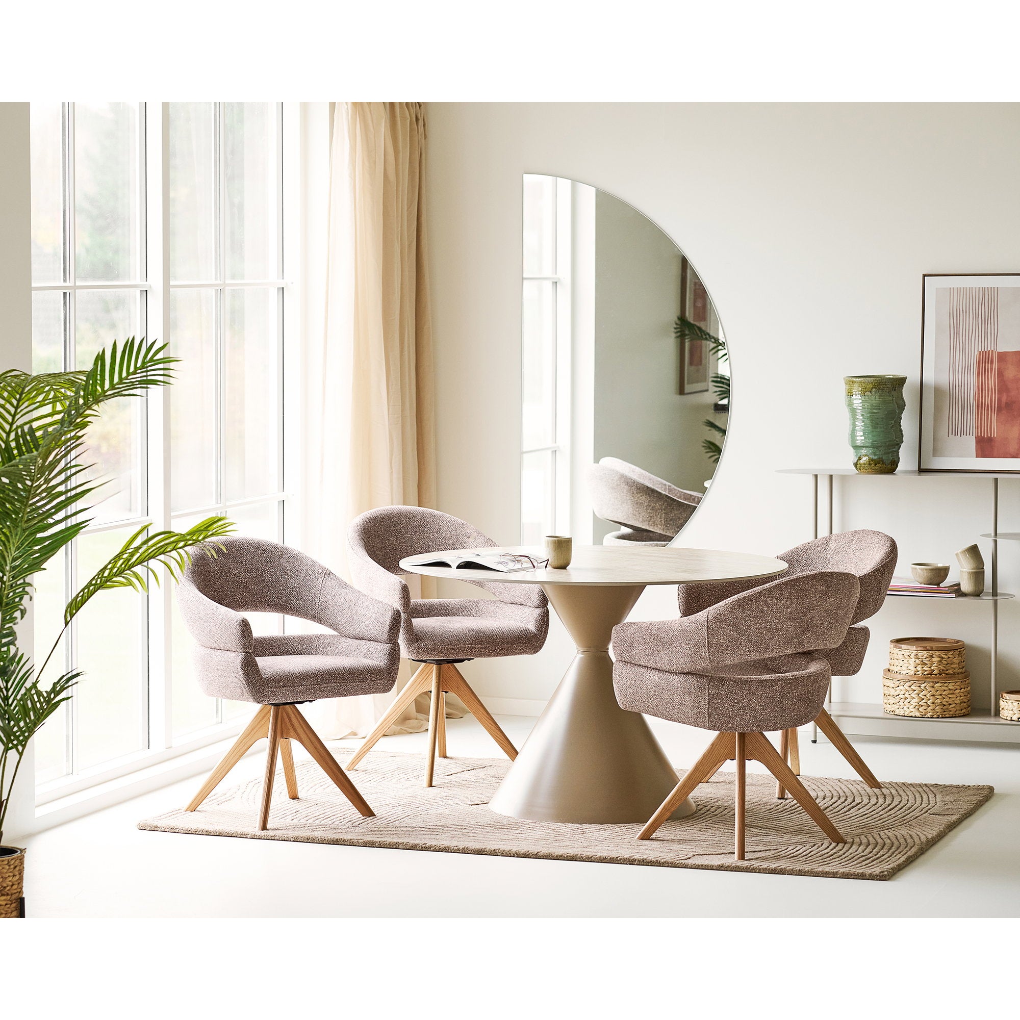 Dover Dining Chair – Oak – Brown