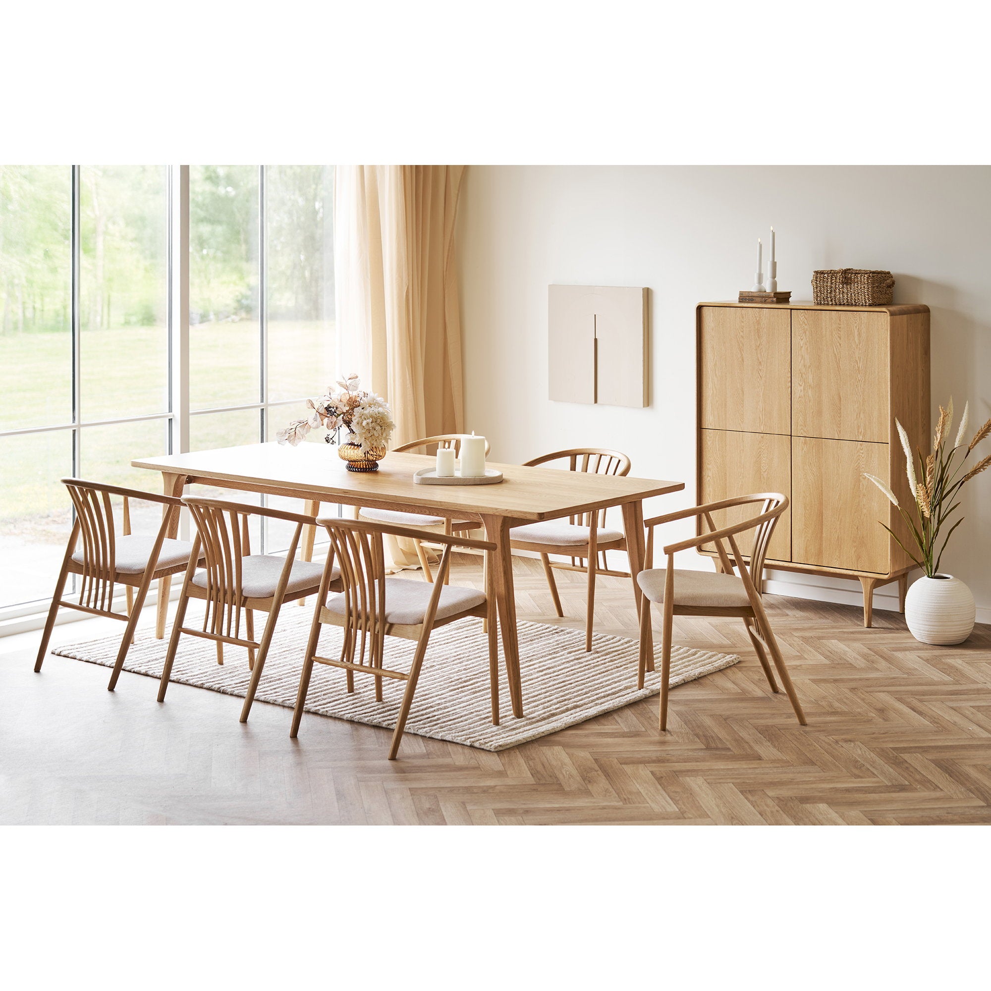 Agustin Dining Chair – Oak – Natural