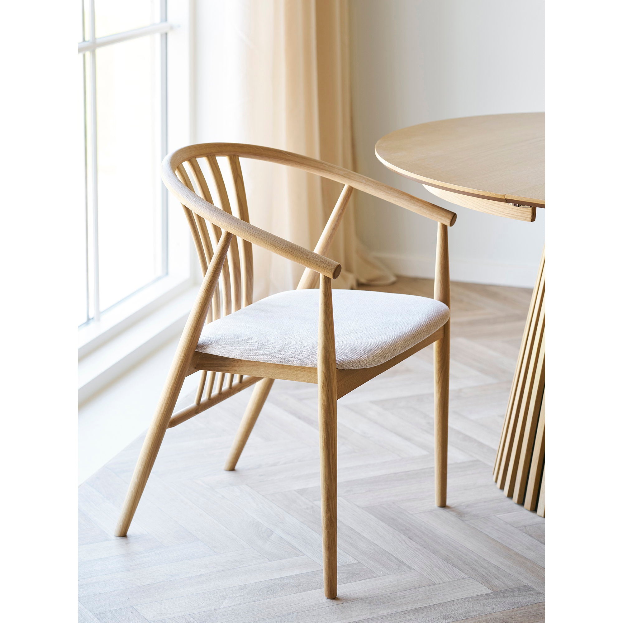 Agustin Dining Chair – Oak – Natural