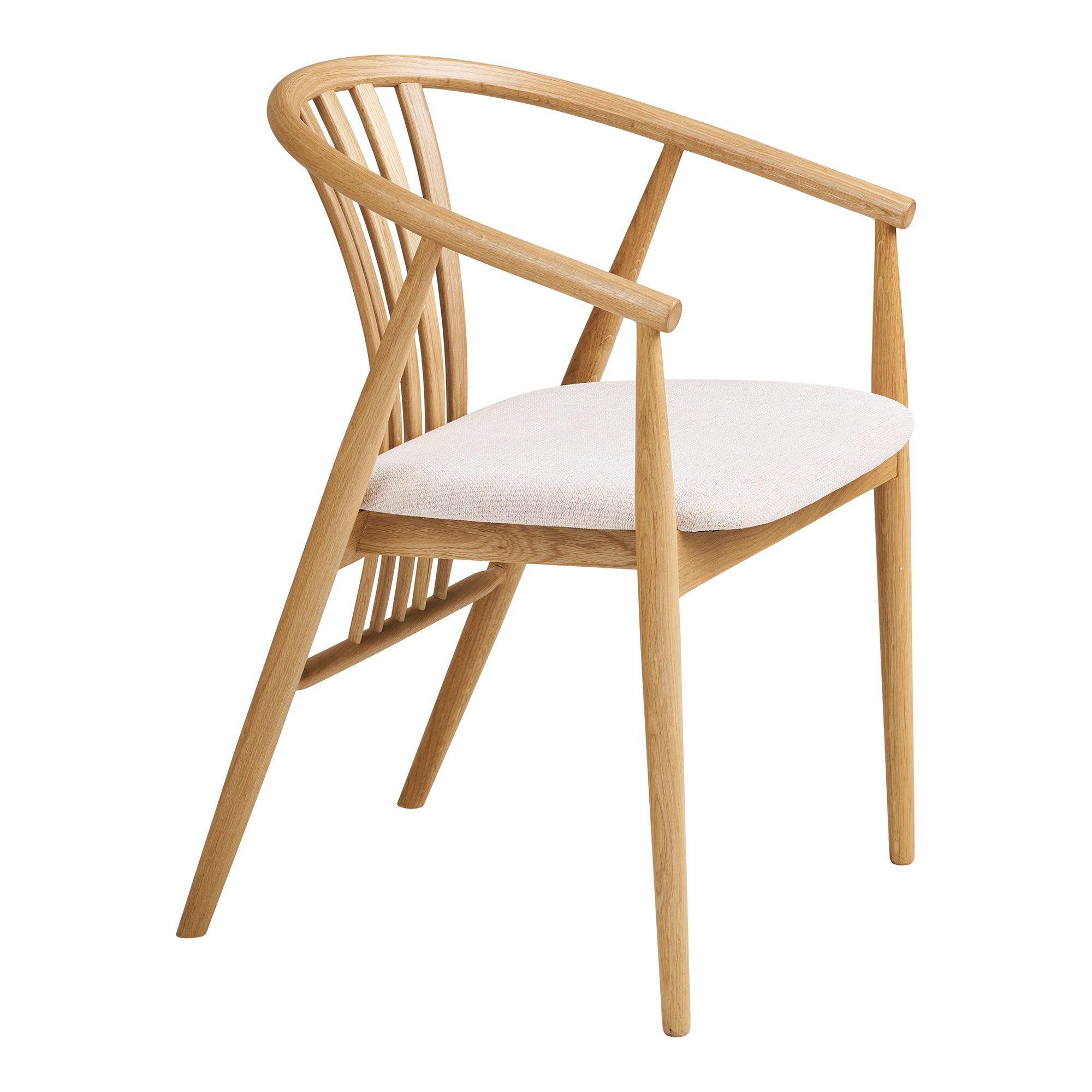 Agustin Dining Chair – Oak – Natural