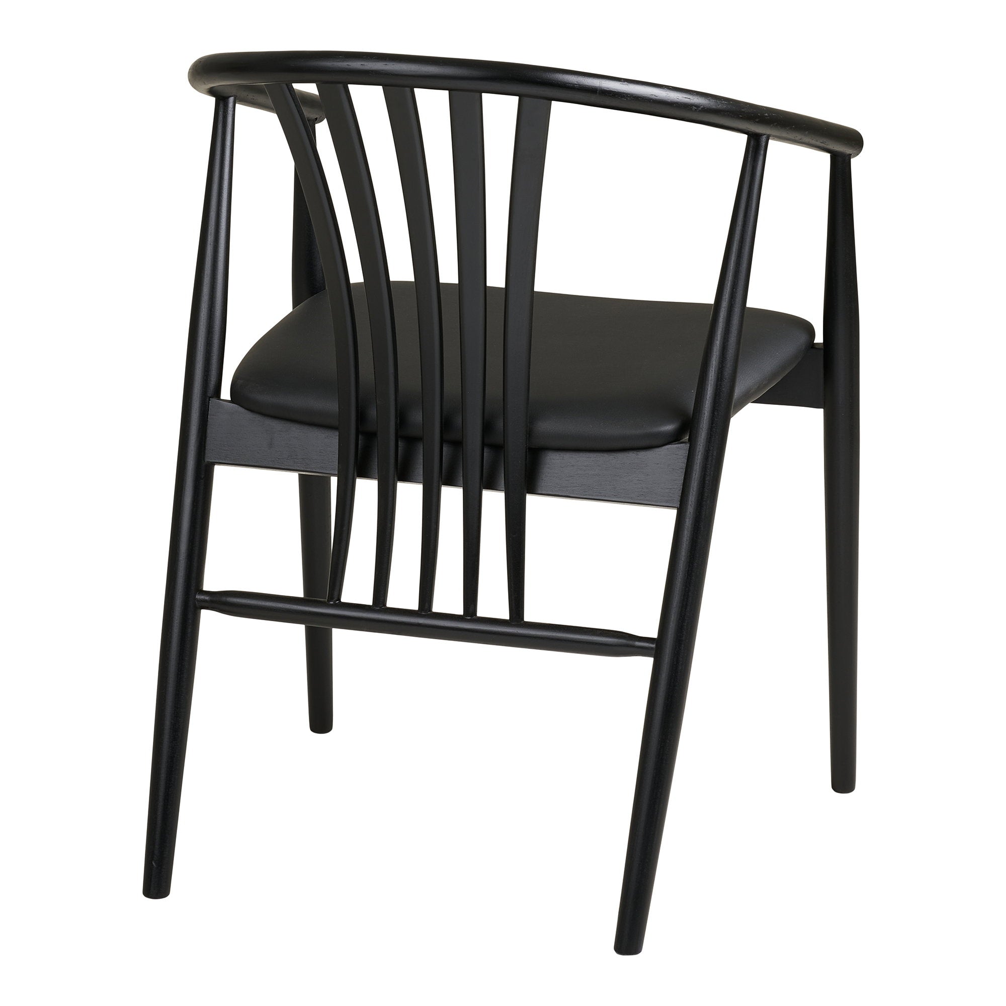Agustin Dining Chair – Oak – Black