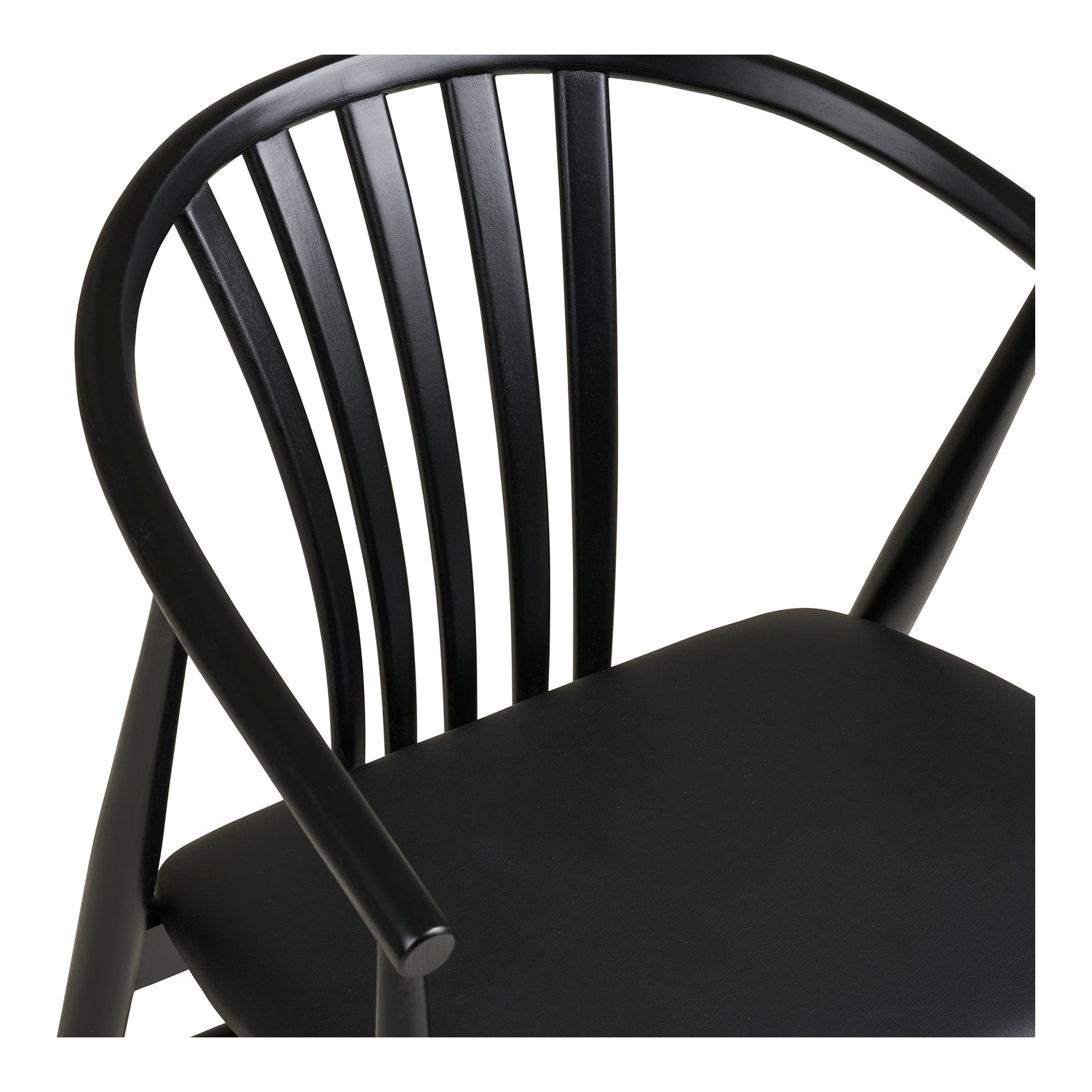 Agustin Dining Chair – Oak – Black