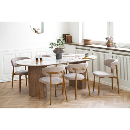 Levanto Dining Chair – Sand / Natural