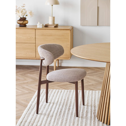 Levanto Dining Chair – Sand / Walnut