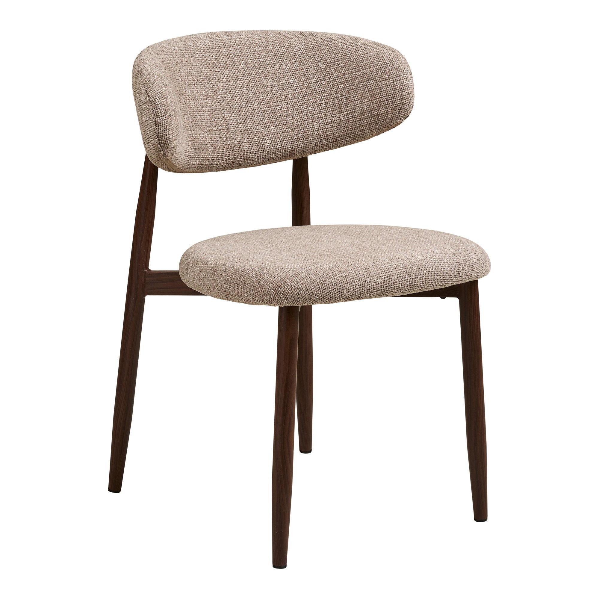 Levanto Dining Chair – Sand / Walnut