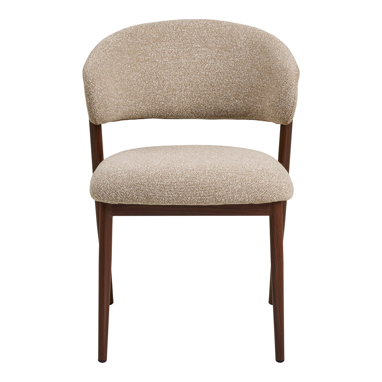 Cavi Dining Chair – Sand / Walnut